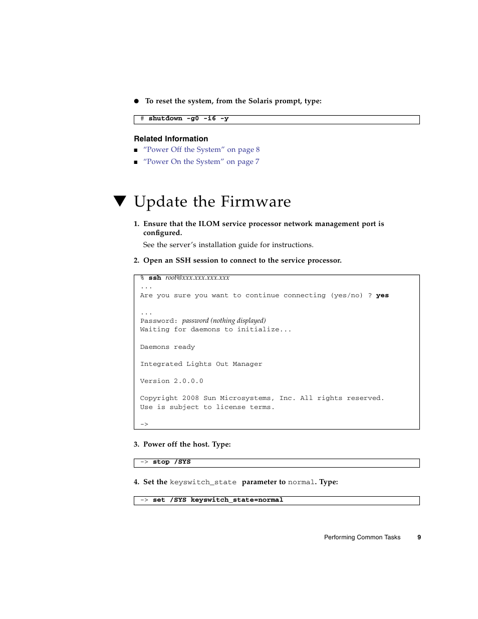 Related information, Update the firmware | FUJITSU T5140 User Manual | Page 25 / 76