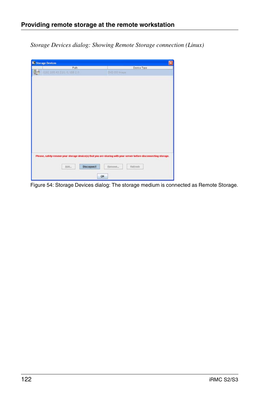 FUJITSU INTEGRATED REMOTE MANAGEMENT CONTROLLER IRMC S2/S3 User Manual | Page 122 / 426