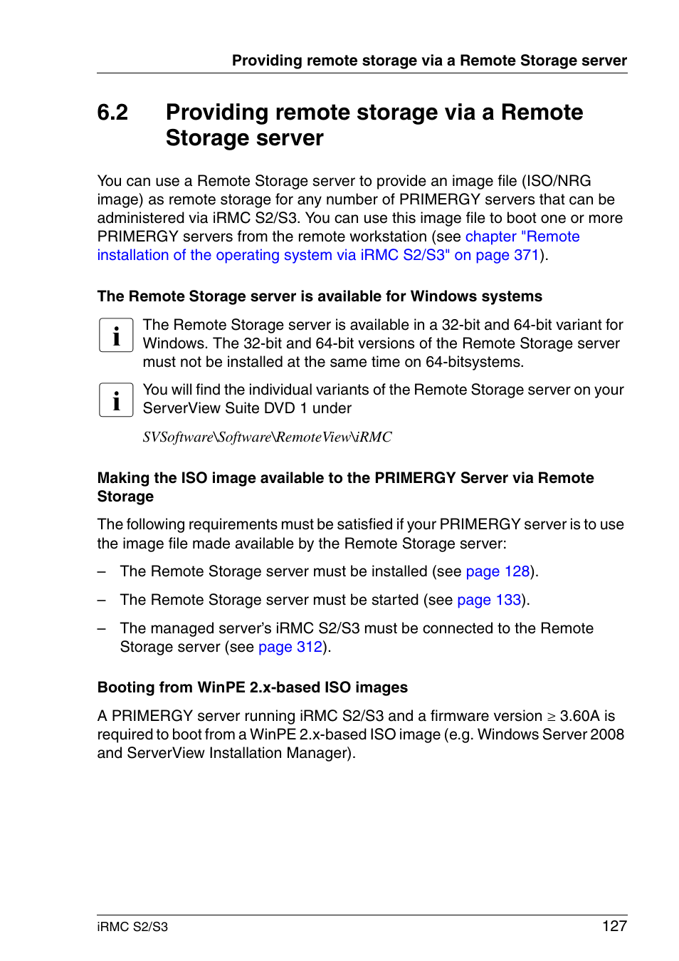 FUJITSU INTEGRATED REMOTE MANAGEMENT CONTROLLER IRMC S2/S3 User Manual | Page 127 / 426