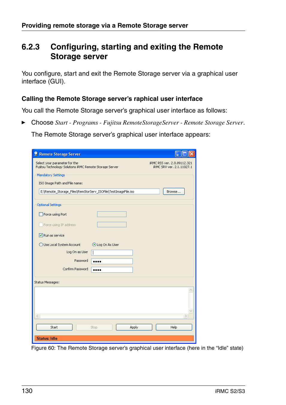 FUJITSU INTEGRATED REMOTE MANAGEMENT CONTROLLER IRMC S2/S3 User Manual | Page 130 / 426