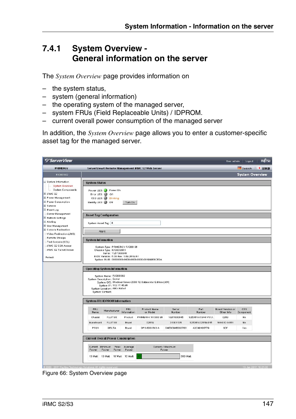 FUJITSU INTEGRATED REMOTE MANAGEMENT CONTROLLER IRMC S2/S3 User Manual | Page 147 / 426