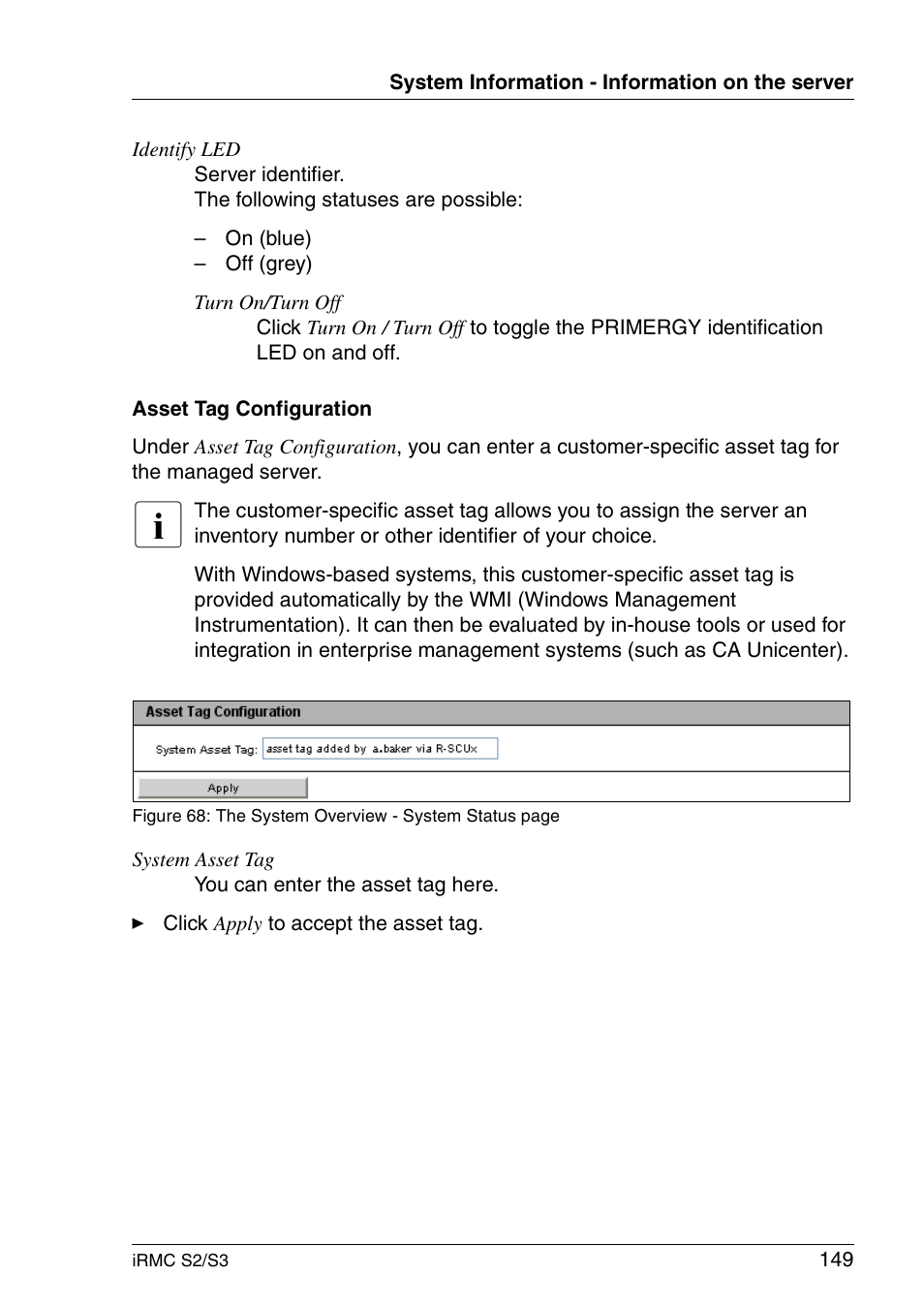 FUJITSU INTEGRATED REMOTE MANAGEMENT CONTROLLER IRMC S2/S3 User Manual | Page 149 / 426