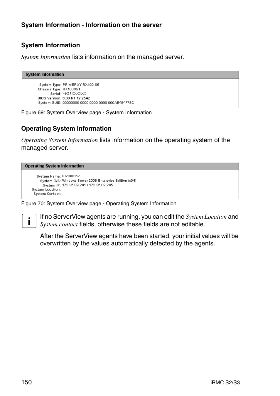 FUJITSU INTEGRATED REMOTE MANAGEMENT CONTROLLER IRMC S2/S3 User Manual | Page 150 / 426