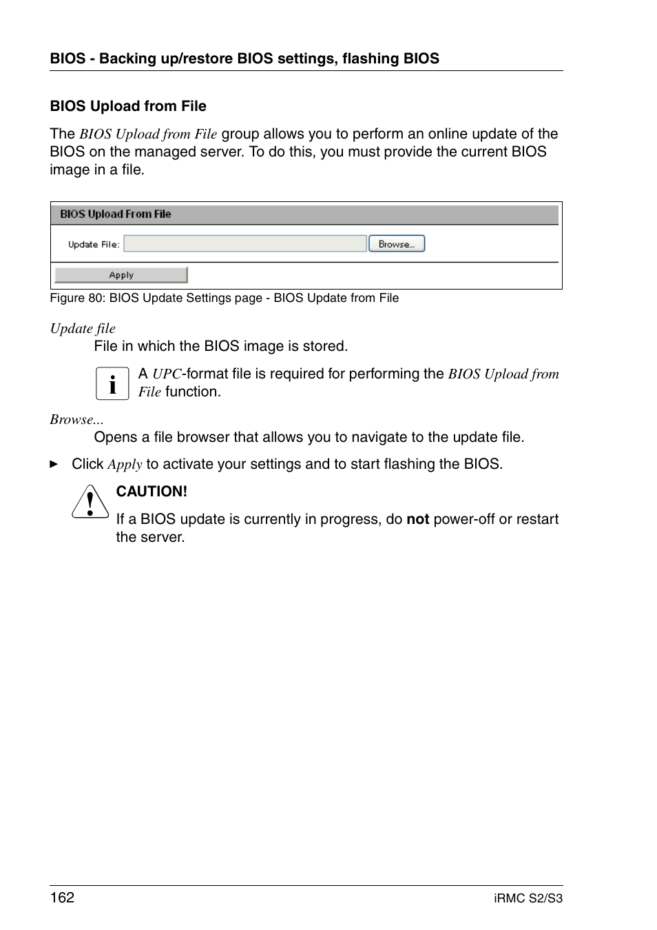 FUJITSU INTEGRATED REMOTE MANAGEMENT CONTROLLER IRMC S2/S3 User Manual | Page 162 / 426