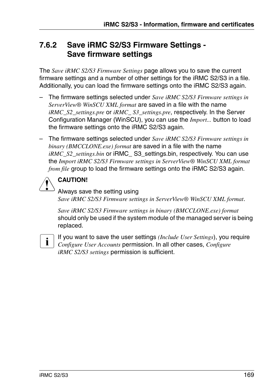 FUJITSU INTEGRATED REMOTE MANAGEMENT CONTROLLER IRMC S2/S3 User Manual | Page 169 / 426