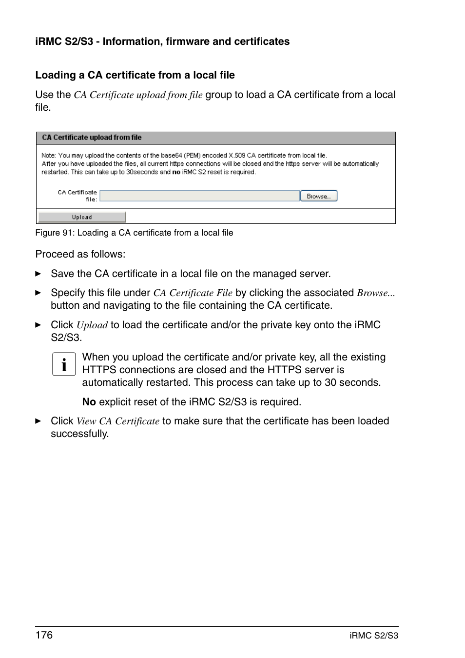 FUJITSU INTEGRATED REMOTE MANAGEMENT CONTROLLER IRMC S2/S3 User Manual | Page 176 / 426