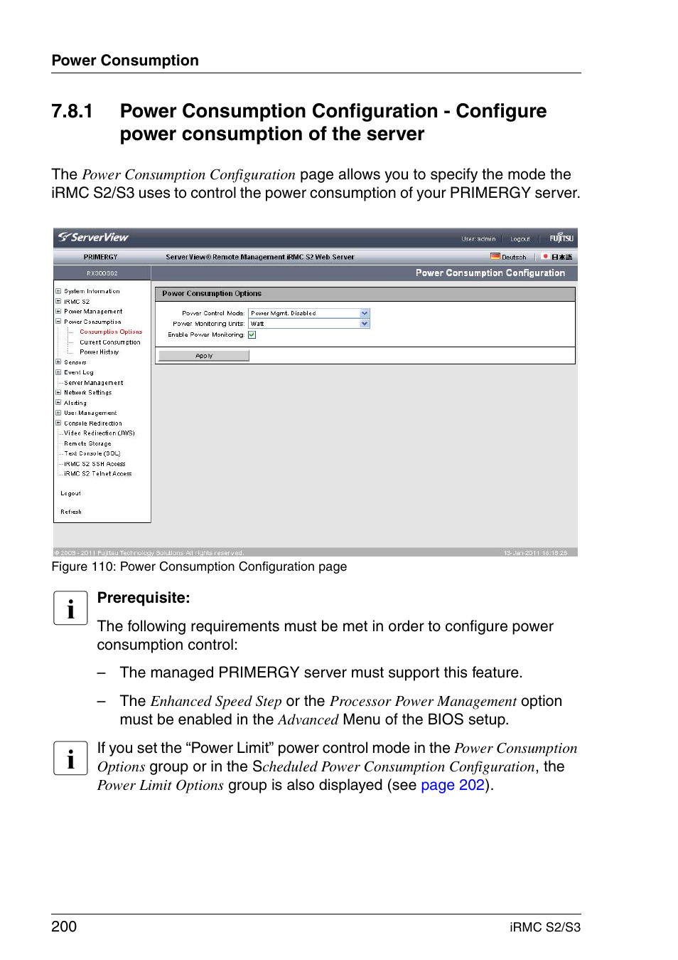 FUJITSU INTEGRATED REMOTE MANAGEMENT CONTROLLER IRMC S2/S3 User Manual | Page 200 / 426