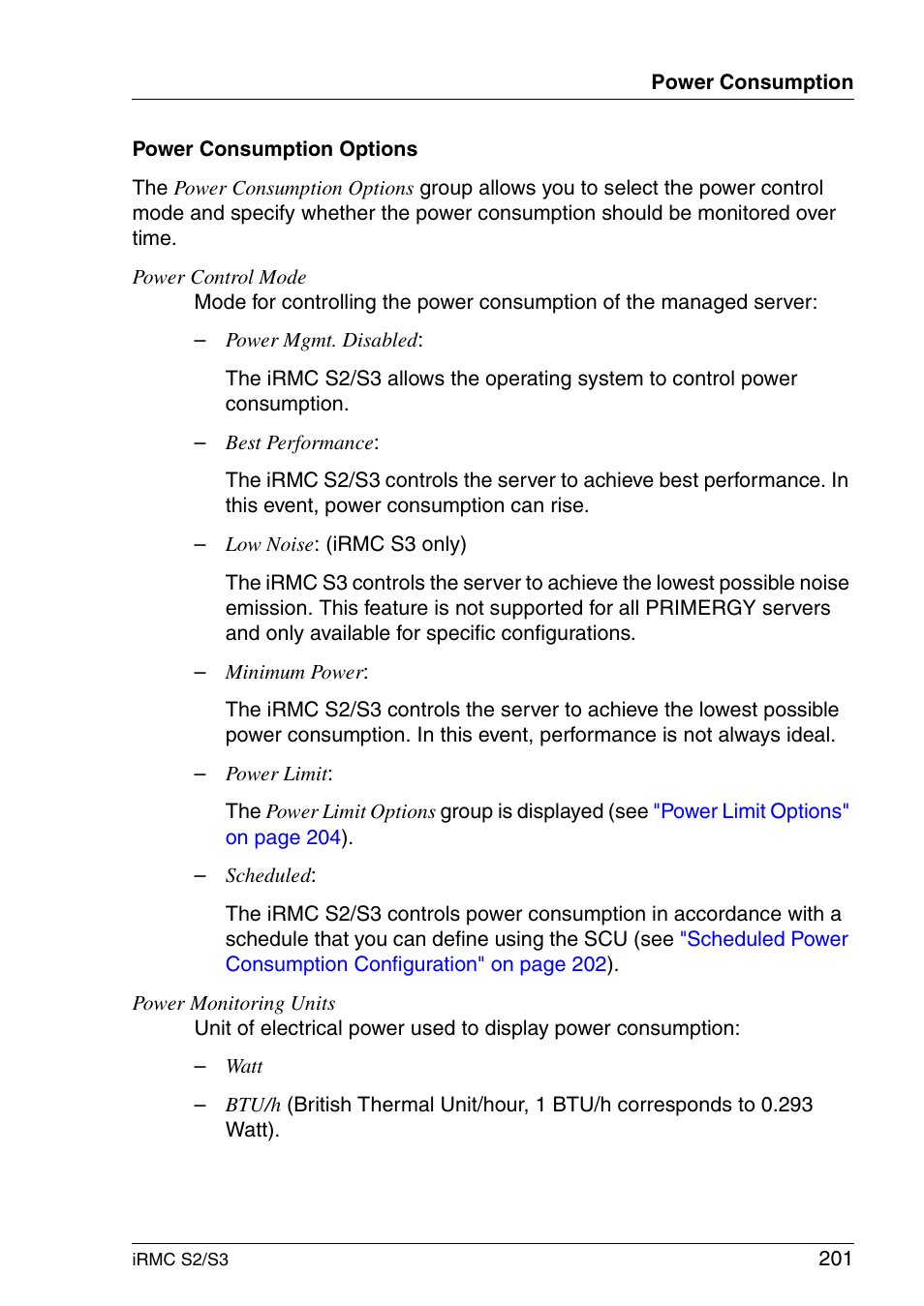 FUJITSU INTEGRATED REMOTE MANAGEMENT CONTROLLER IRMC S2/S3 User Manual | Page 201 / 426