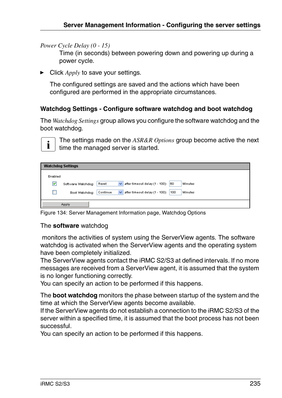 FUJITSU INTEGRATED REMOTE MANAGEMENT CONTROLLER IRMC S2/S3 User Manual | Page 235 / 426