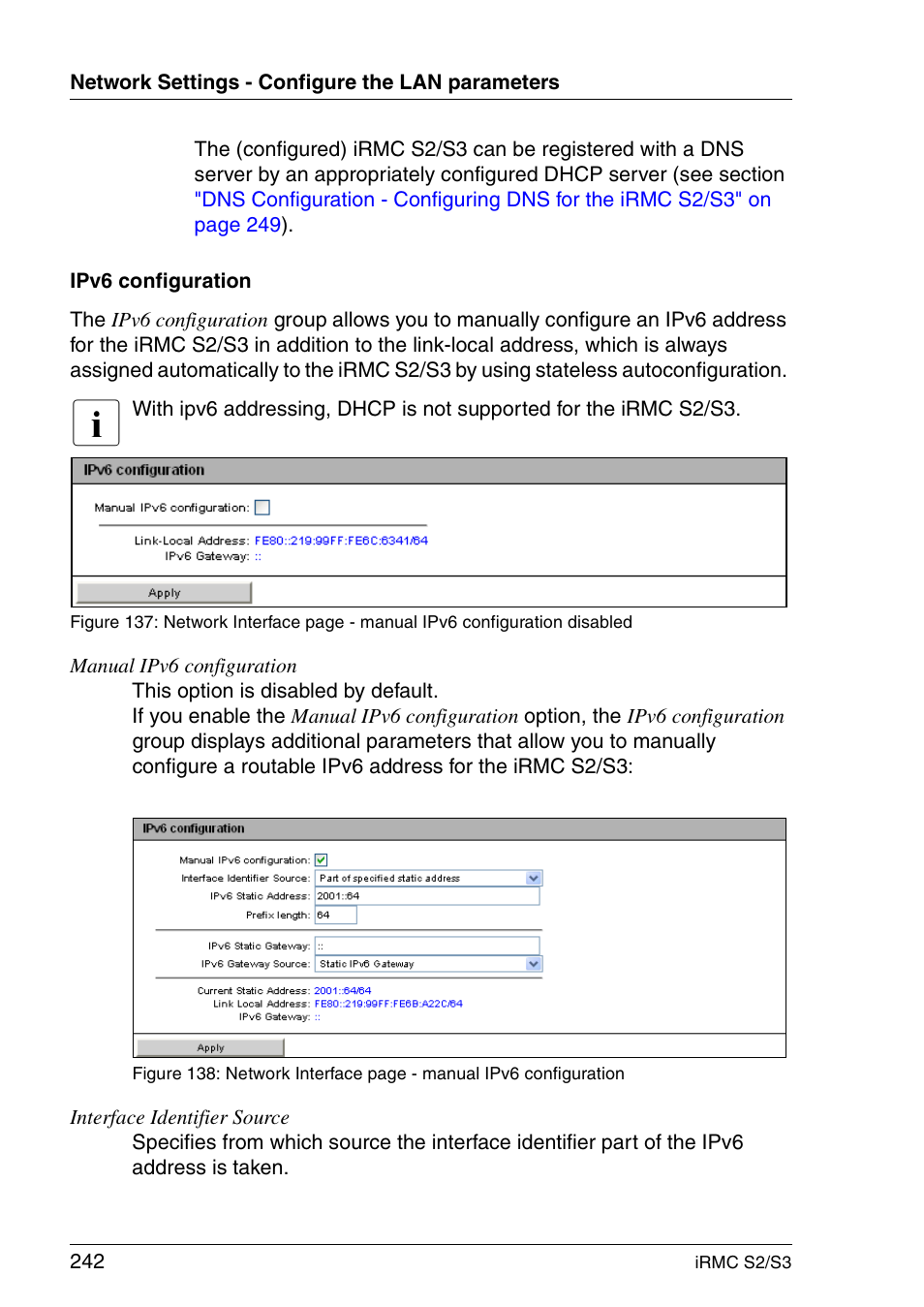 FUJITSU INTEGRATED REMOTE MANAGEMENT CONTROLLER IRMC S2/S3 User Manual | Page 242 / 426
