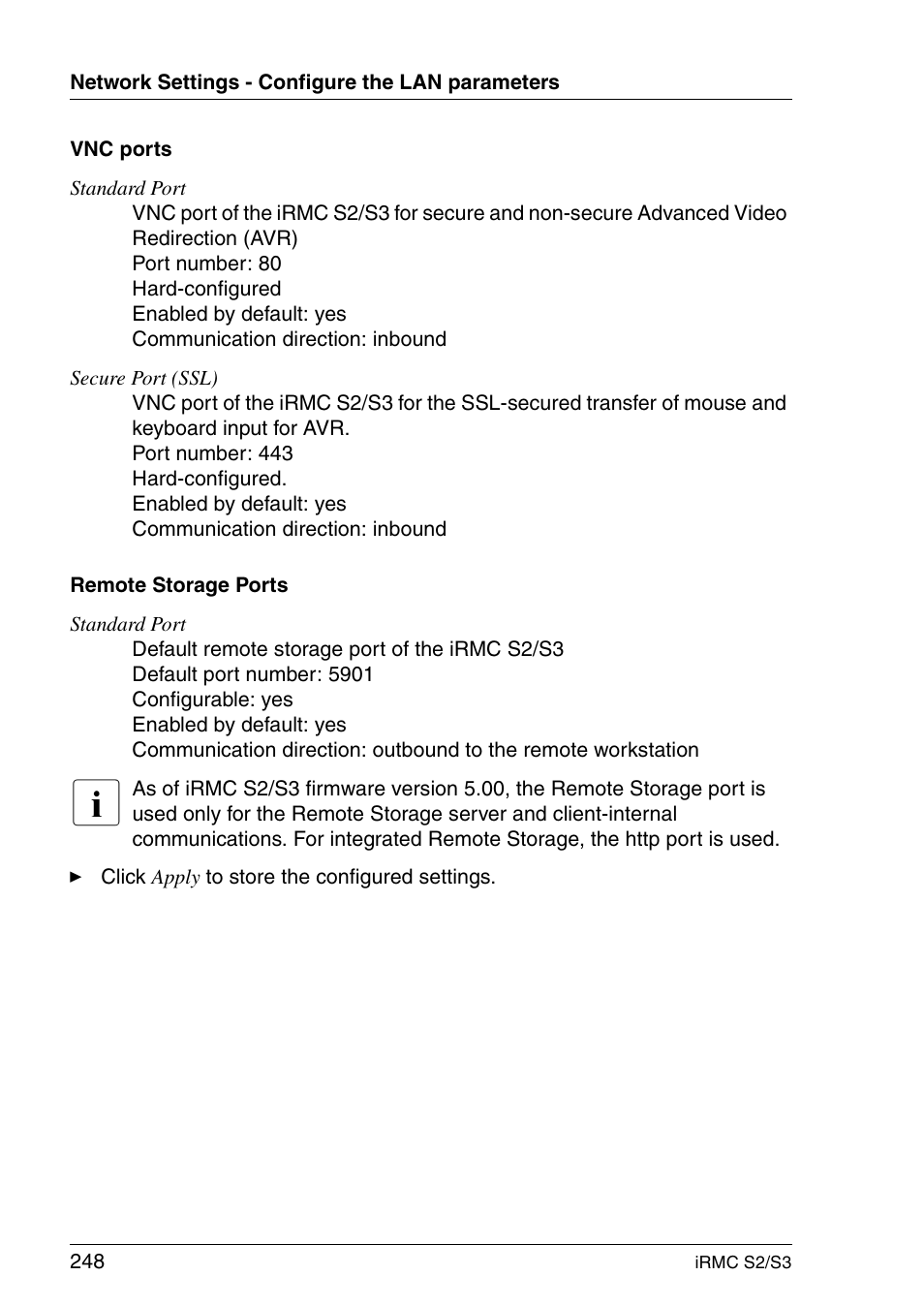 Then | FUJITSU INTEGRATED REMOTE MANAGEMENT CONTROLLER IRMC S2/S3 User Manual | Page 248 / 426