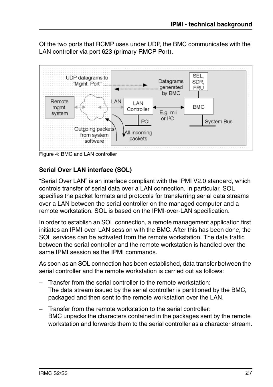 FUJITSU INTEGRATED REMOTE MANAGEMENT CONTROLLER IRMC S2/S3 User Manual | Page 27 / 426