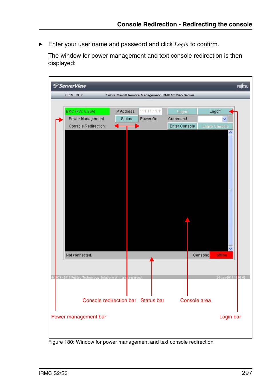 FUJITSU INTEGRATED REMOTE MANAGEMENT CONTROLLER IRMC S2/S3 User Manual | Page 297 / 426