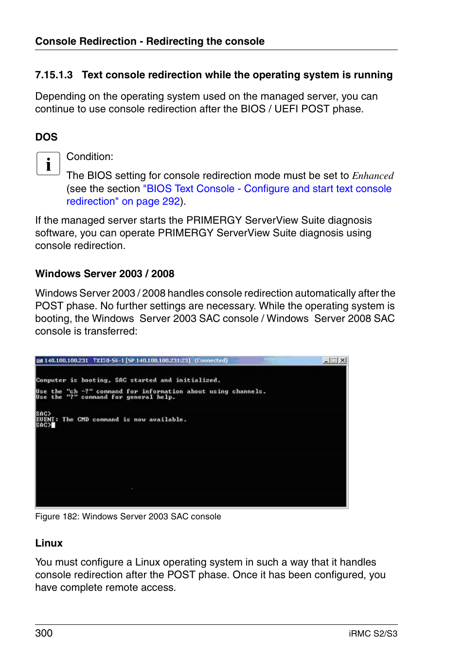 FUJITSU INTEGRATED REMOTE MANAGEMENT CONTROLLER IRMC S2/S3 User Manual | Page 300 / 426