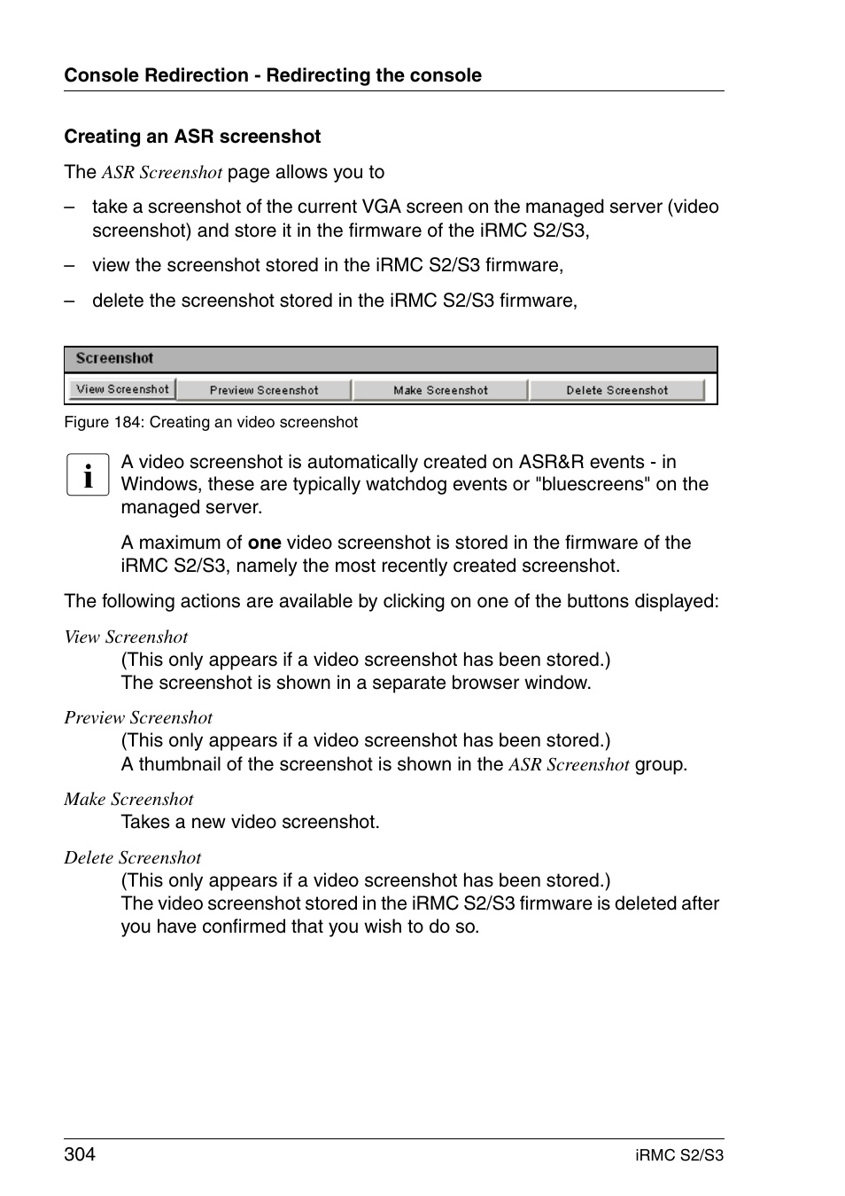 FUJITSU INTEGRATED REMOTE MANAGEMENT CONTROLLER IRMC S2/S3 User Manual | Page 304 / 426