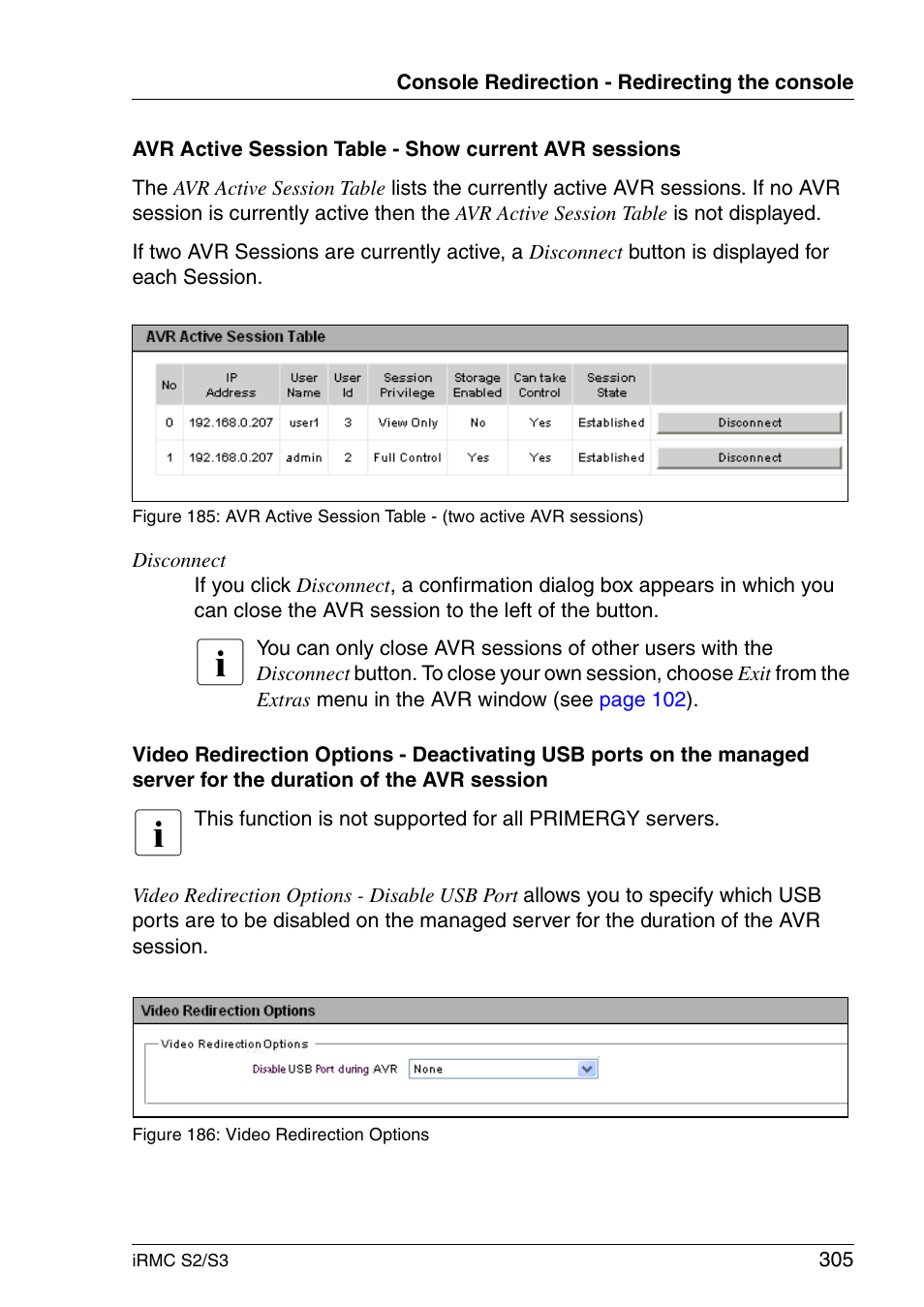 FUJITSU INTEGRATED REMOTE MANAGEMENT CONTROLLER IRMC S2/S3 User Manual | Page 305 / 426