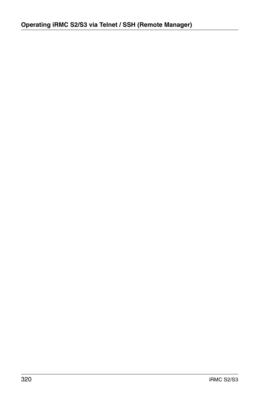 FUJITSU INTEGRATED REMOTE MANAGEMENT CONTROLLER IRMC S2/S3 User Manual | Page 320 / 426