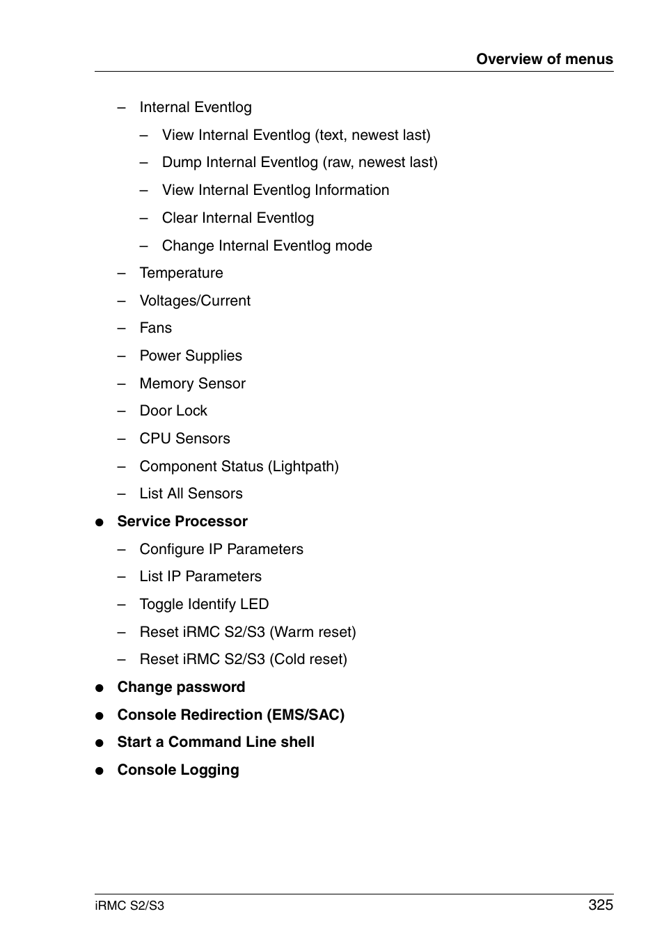 FUJITSU INTEGRATED REMOTE MANAGEMENT CONTROLLER IRMC S2/S3 User Manual | Page 325 / 426
