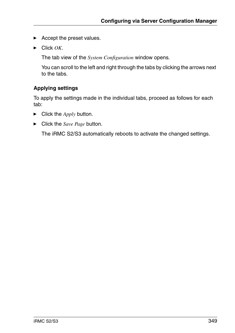 FUJITSU INTEGRATED REMOTE MANAGEMENT CONTROLLER IRMC S2/S3 User Manual | Page 349 / 426