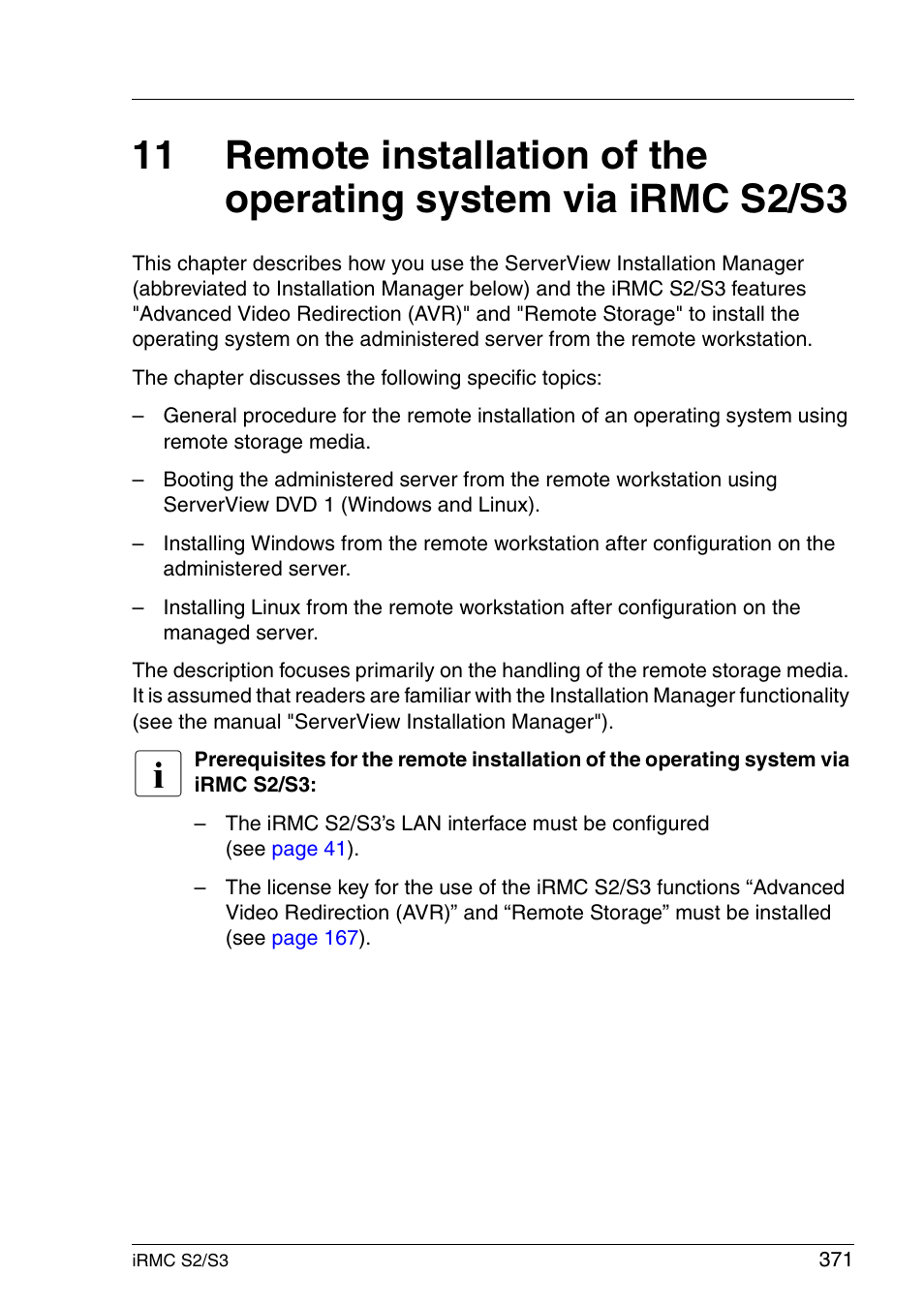 Chapter "remote | FUJITSU INTEGRATED REMOTE MANAGEMENT CONTROLLER IRMC S2/S3 User Manual | Page 371 / 426