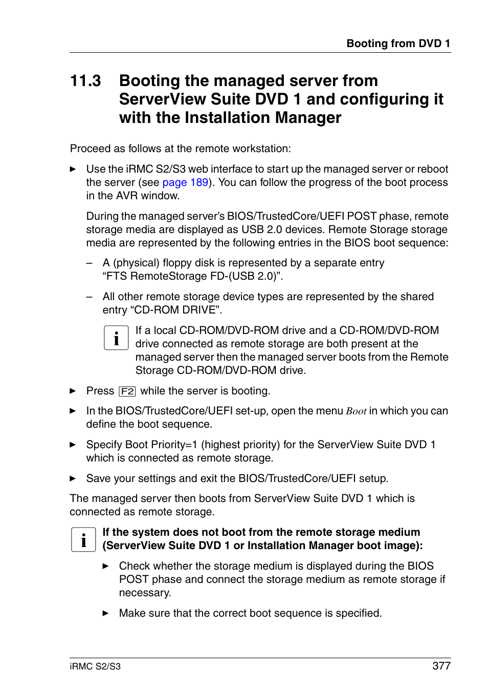 FUJITSU INTEGRATED REMOTE MANAGEMENT CONTROLLER IRMC S2/S3 User Manual | Page 377 / 426