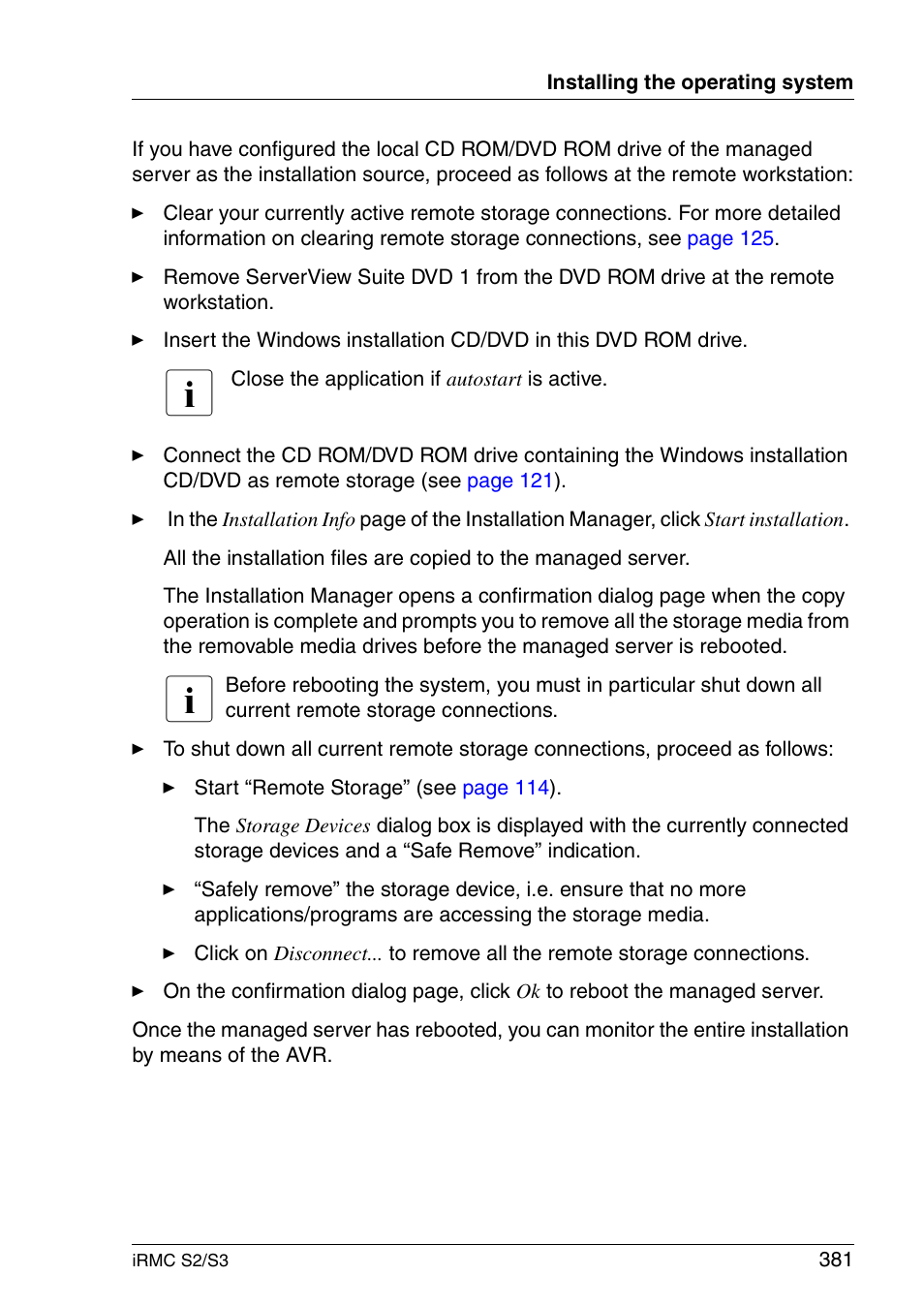 FUJITSU INTEGRATED REMOTE MANAGEMENT CONTROLLER IRMC S2/S3 User Manual | Page 381 / 426