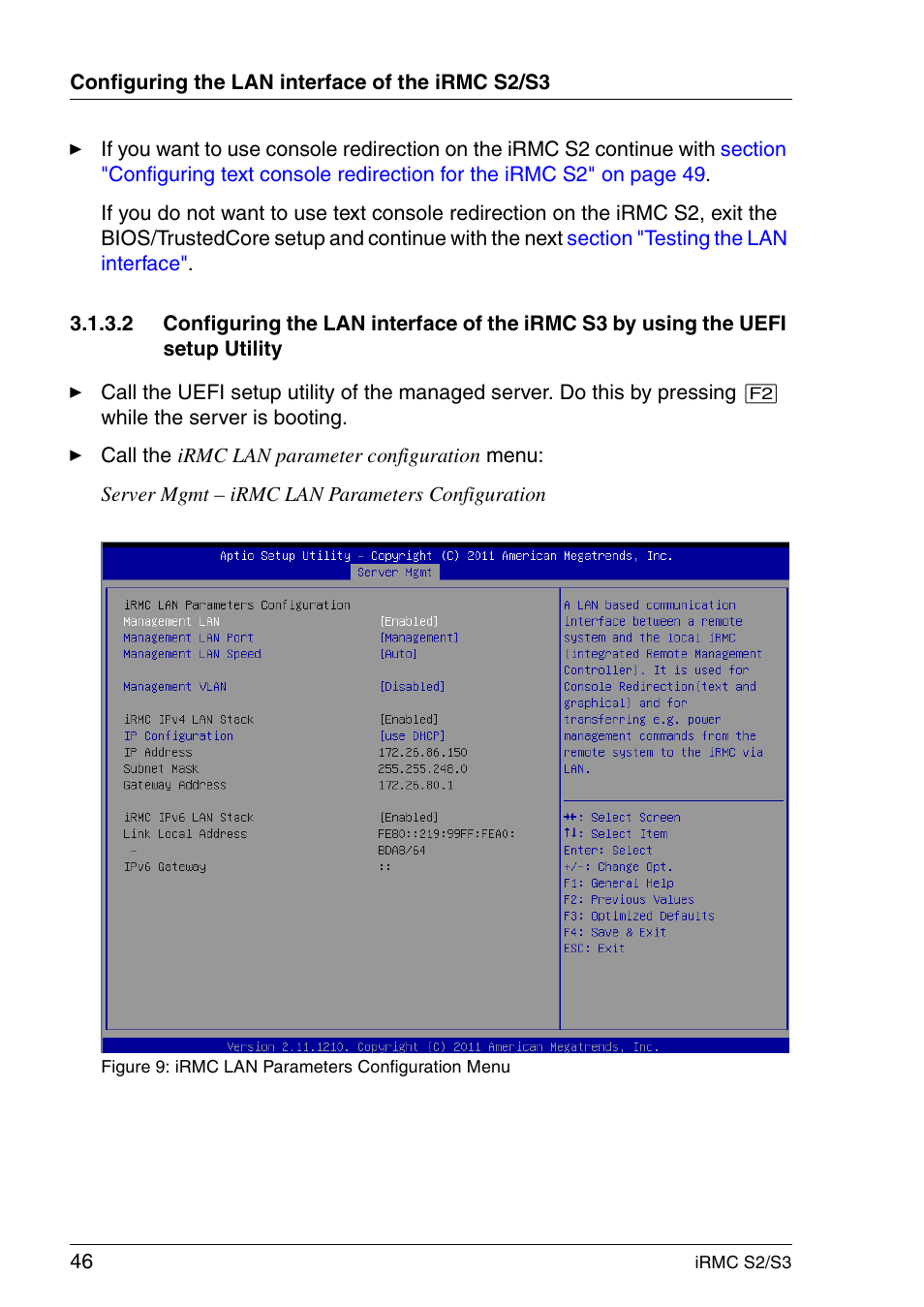FUJITSU INTEGRATED REMOTE MANAGEMENT CONTROLLER IRMC S2/S3 User Manual | Page 46 / 426