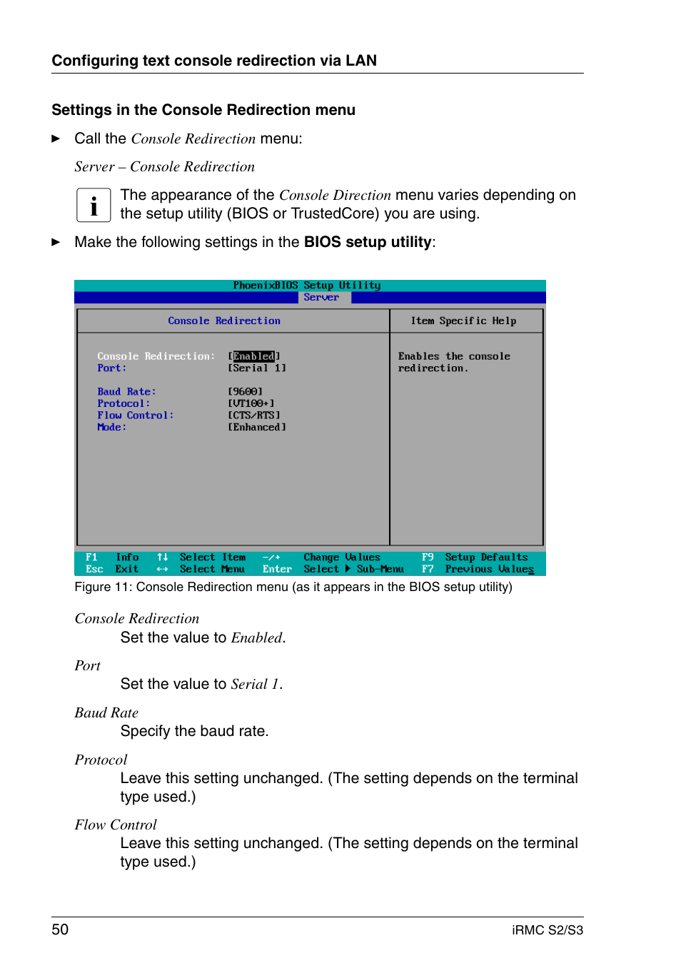 FUJITSU INTEGRATED REMOTE MANAGEMENT CONTROLLER IRMC S2/S3 User Manual | Page 50 / 426