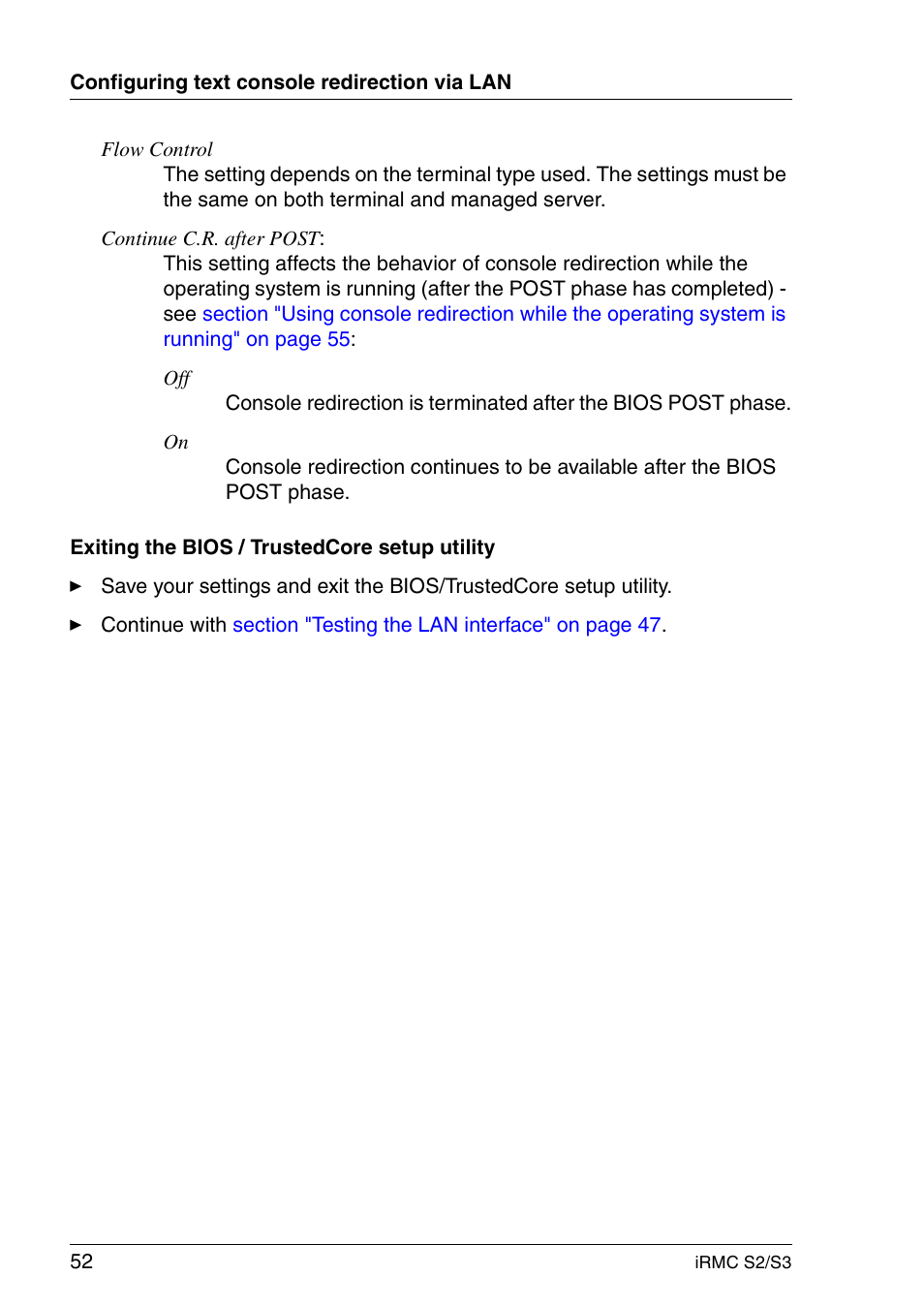 FUJITSU INTEGRATED REMOTE MANAGEMENT CONTROLLER IRMC S2/S3 User Manual | Page 52 / 426