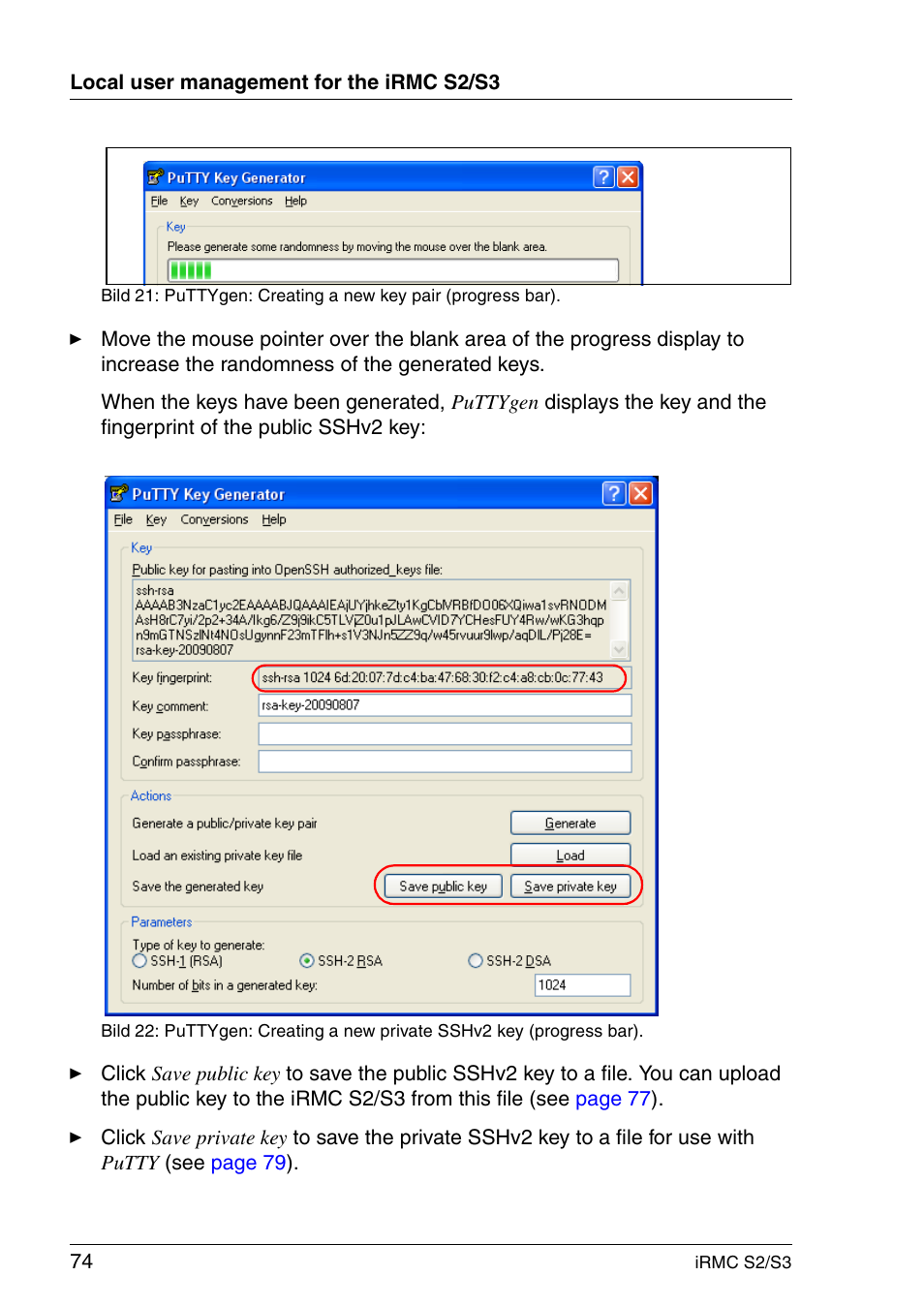 FUJITSU INTEGRATED REMOTE MANAGEMENT CONTROLLER IRMC S2/S3 User Manual | Page 74 / 426