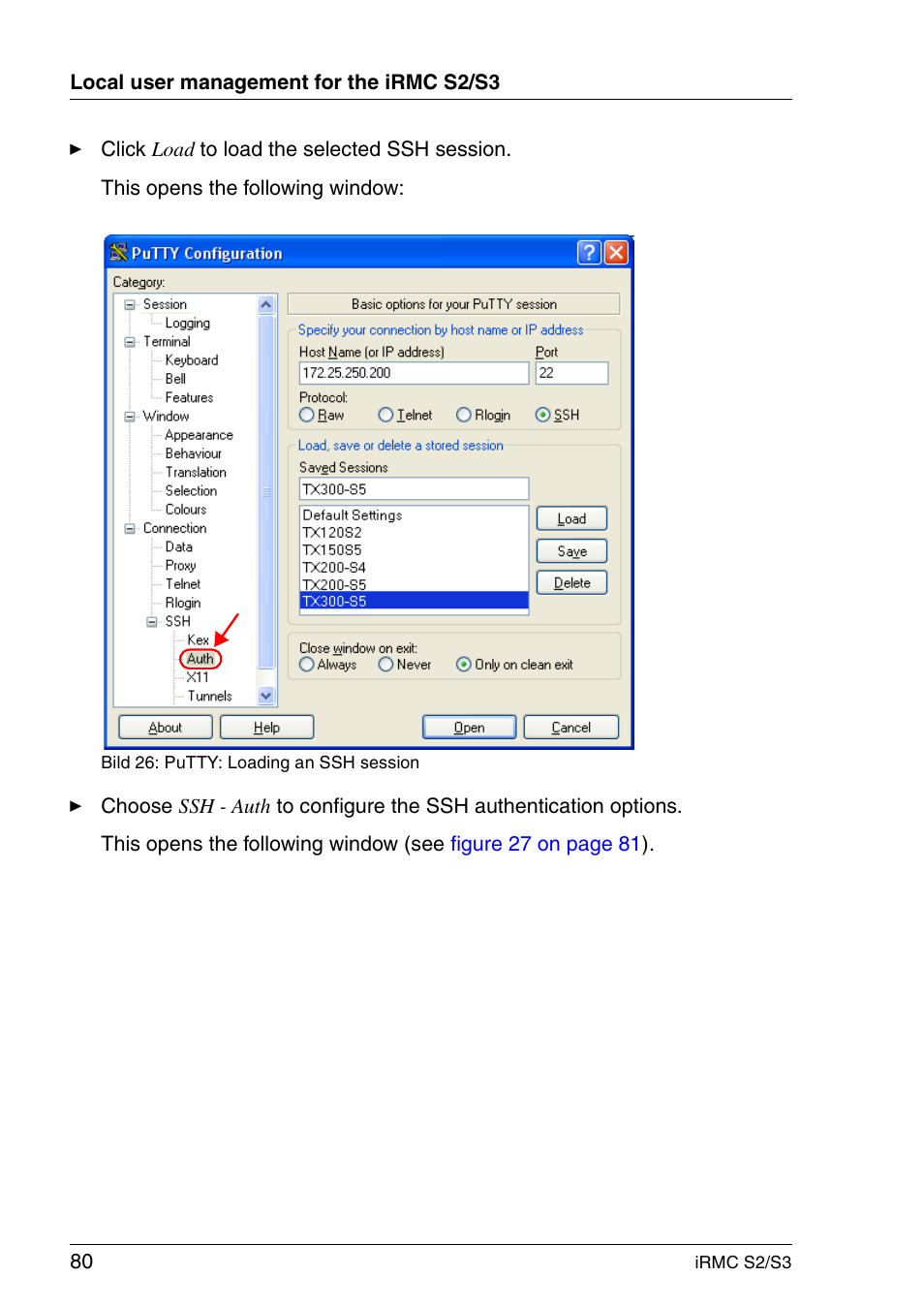 FUJITSU INTEGRATED REMOTE MANAGEMENT CONTROLLER IRMC S2/S3 User Manual | Page 80 / 426