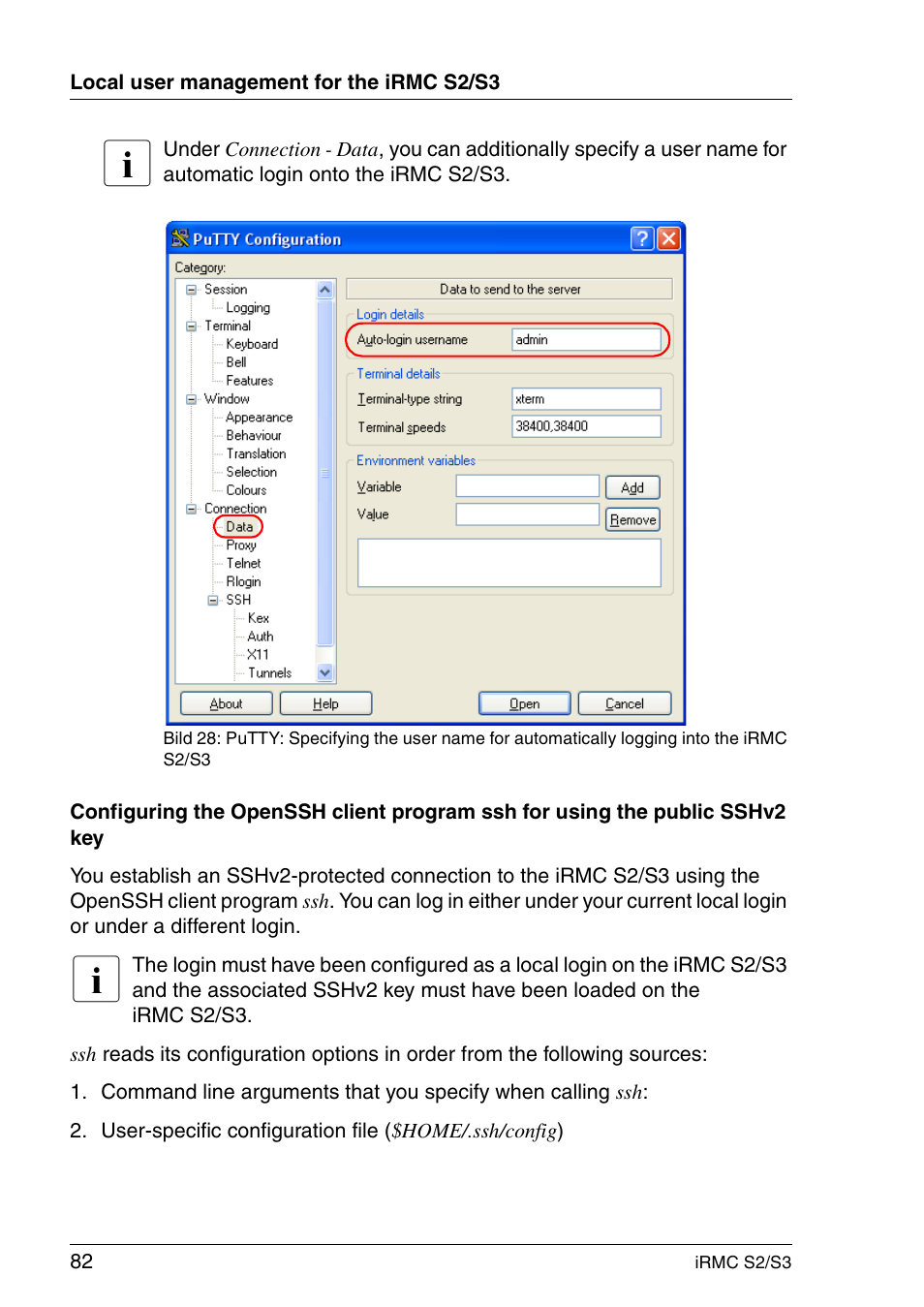 FUJITSU INTEGRATED REMOTE MANAGEMENT CONTROLLER IRMC S2/S3 User Manual | Page 82 / 426