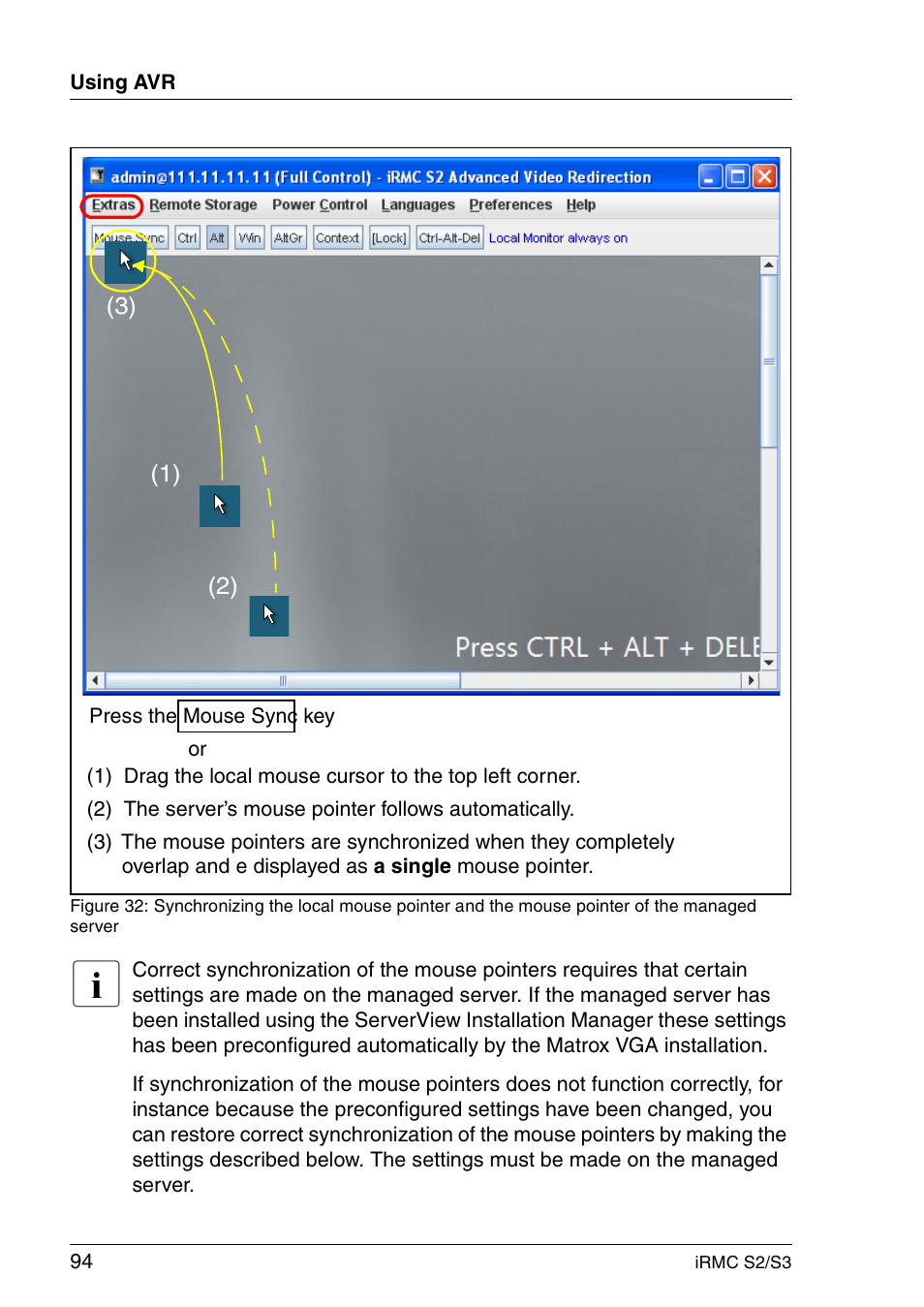 FUJITSU INTEGRATED REMOTE MANAGEMENT CONTROLLER IRMC S2/S3 User Manual | Page 94 / 426