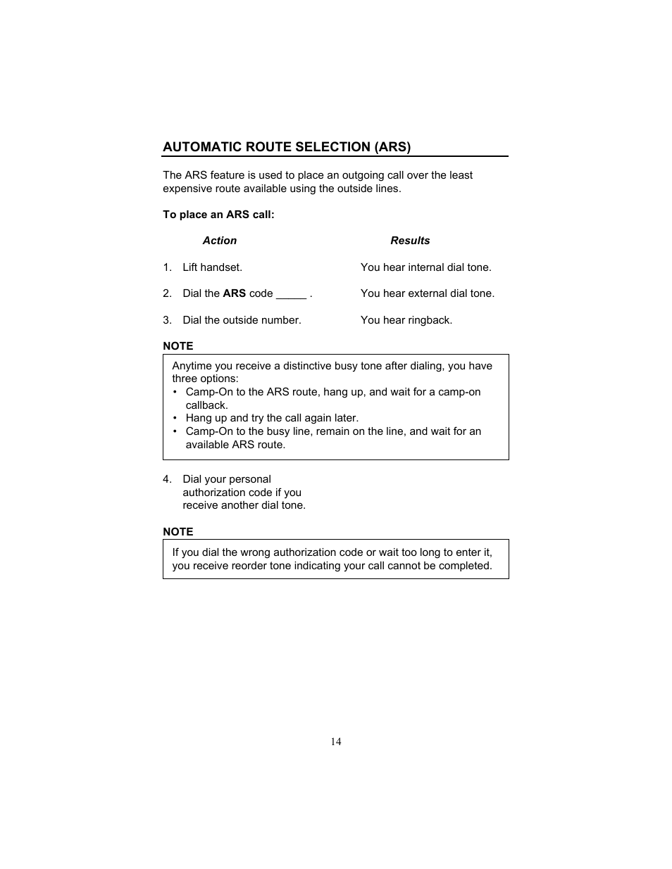 Automatic route selection (ars) | FUJITSU F9600 F9600c User Manual | Page 22 / 96
