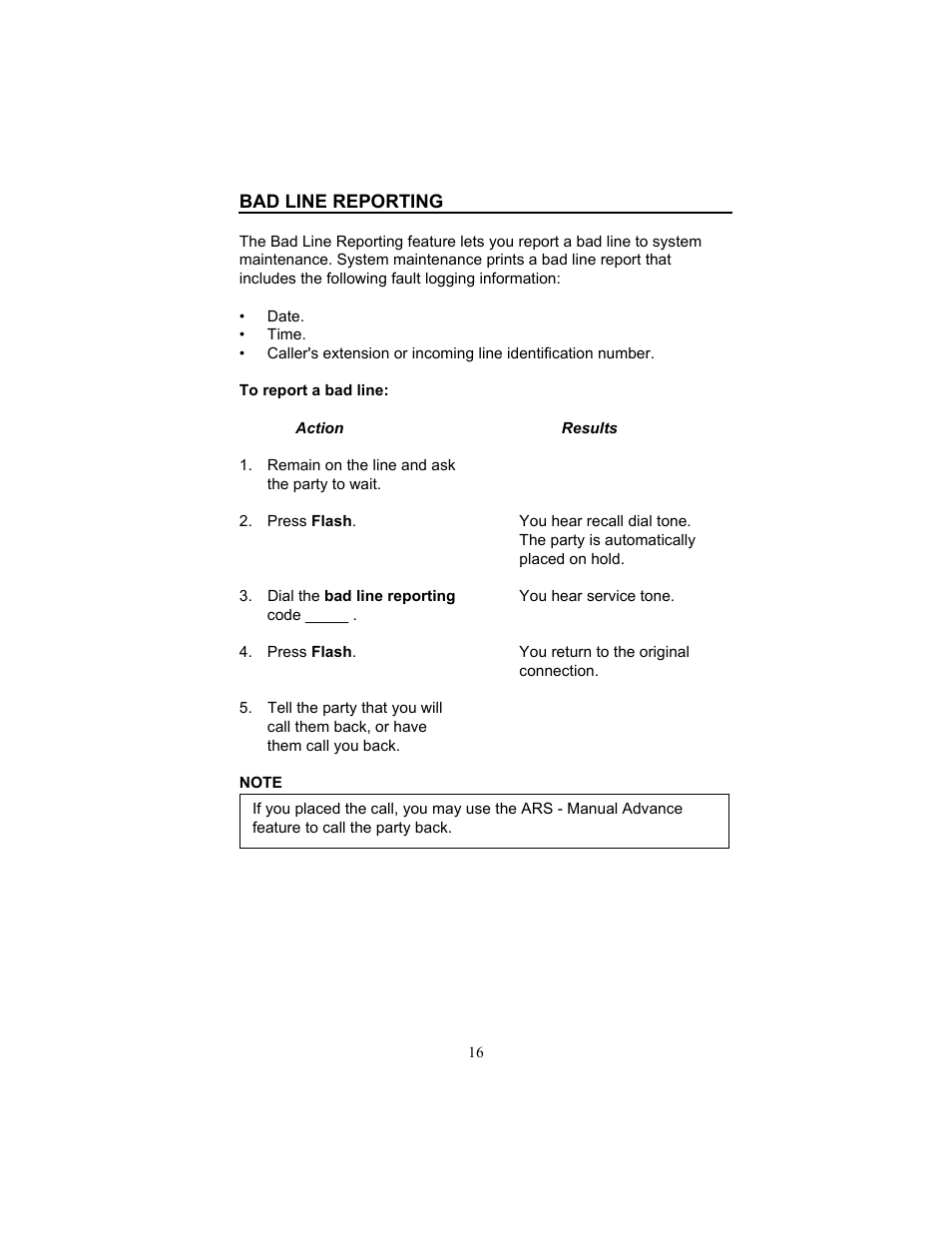Bad line reporting | FUJITSU F9600 F9600c User Manual | Page 24 / 96