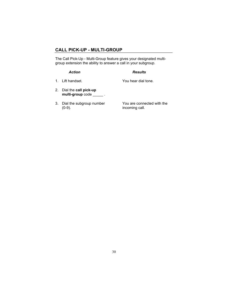 Call pick-up - multi-group | FUJITSU F9600 F9600c User Manual | Page 38 / 96