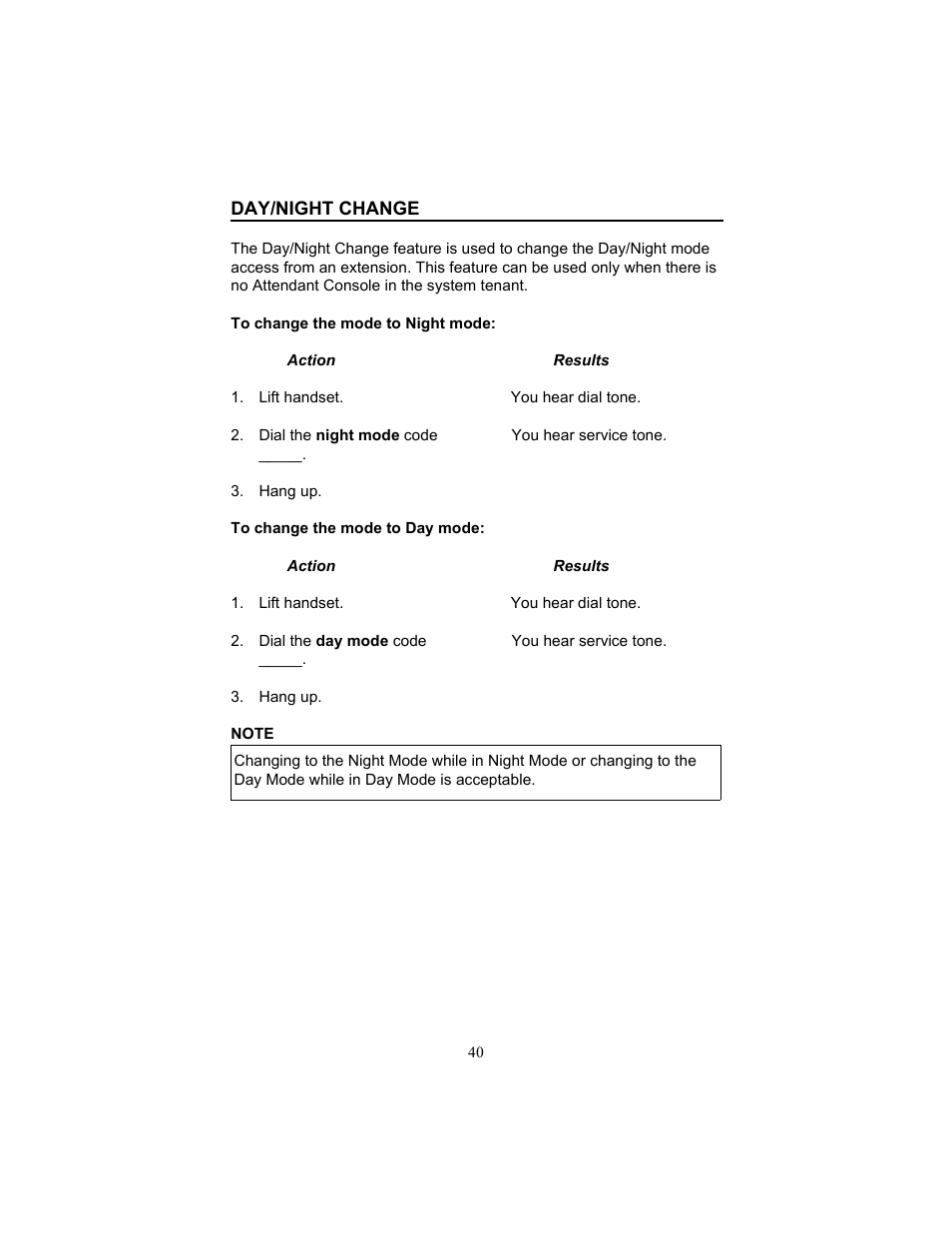 Day/night change | FUJITSU F9600 F9600c User Manual | Page 48 / 96