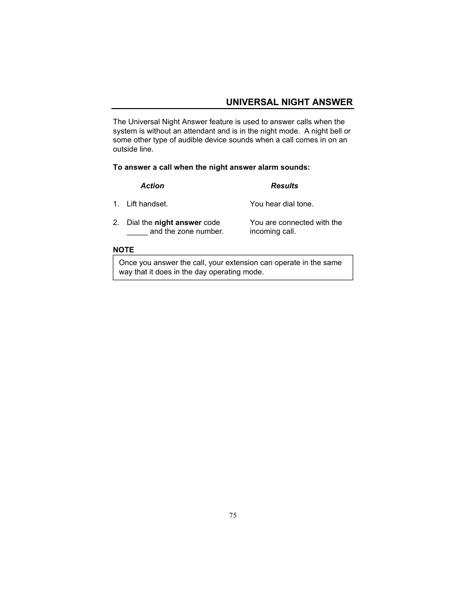 Universal night answer | FUJITSU F9600 F9600c User Manual | Page 83 / 96
