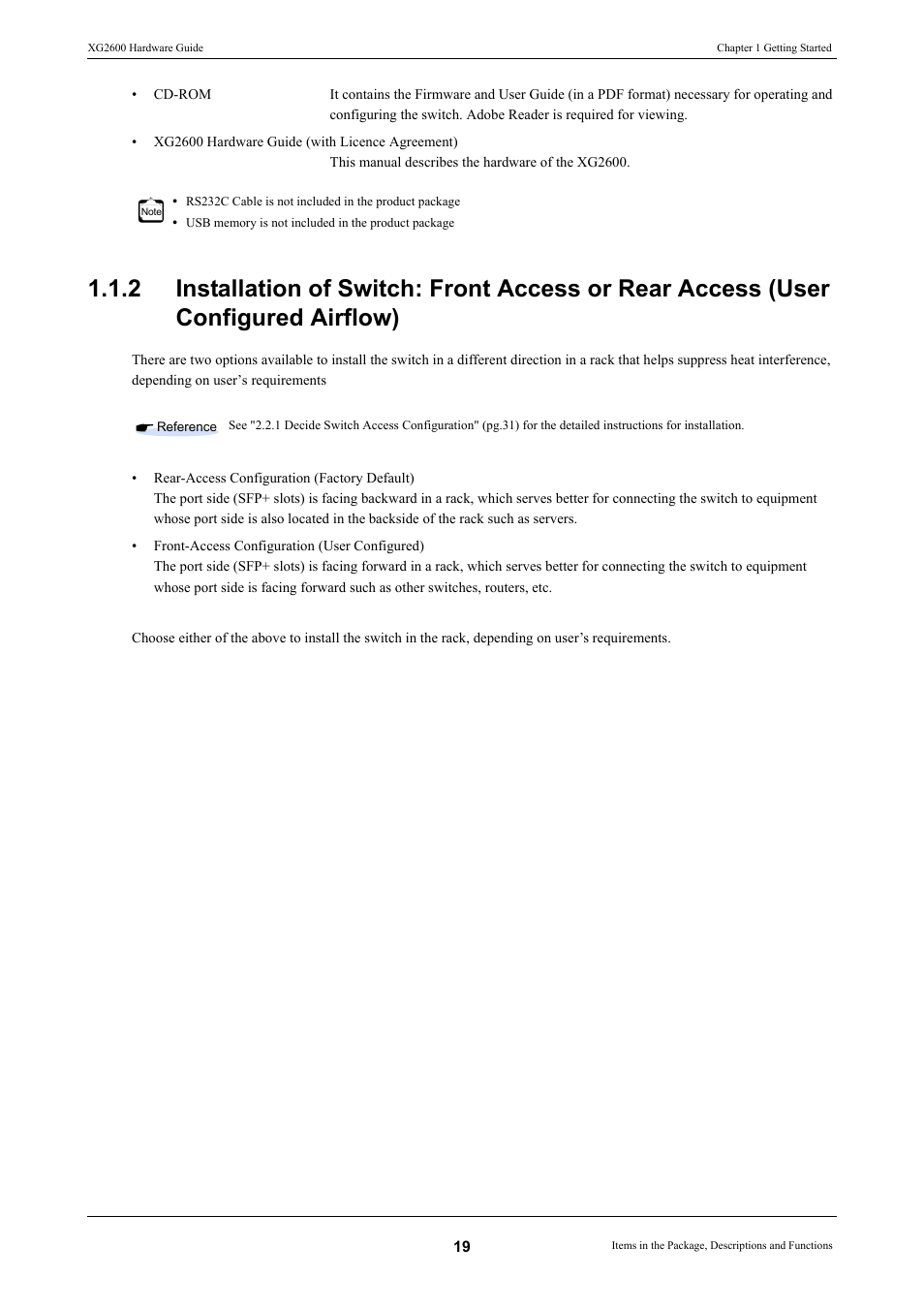 FUJITSU XG2600 User Manual | Page 19 / 59