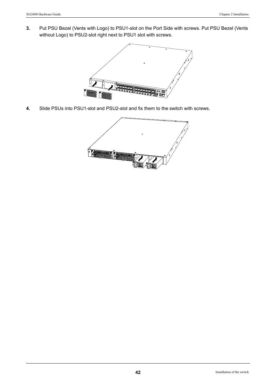FUJITSU XG2600 User Manual | Page 42 / 59
