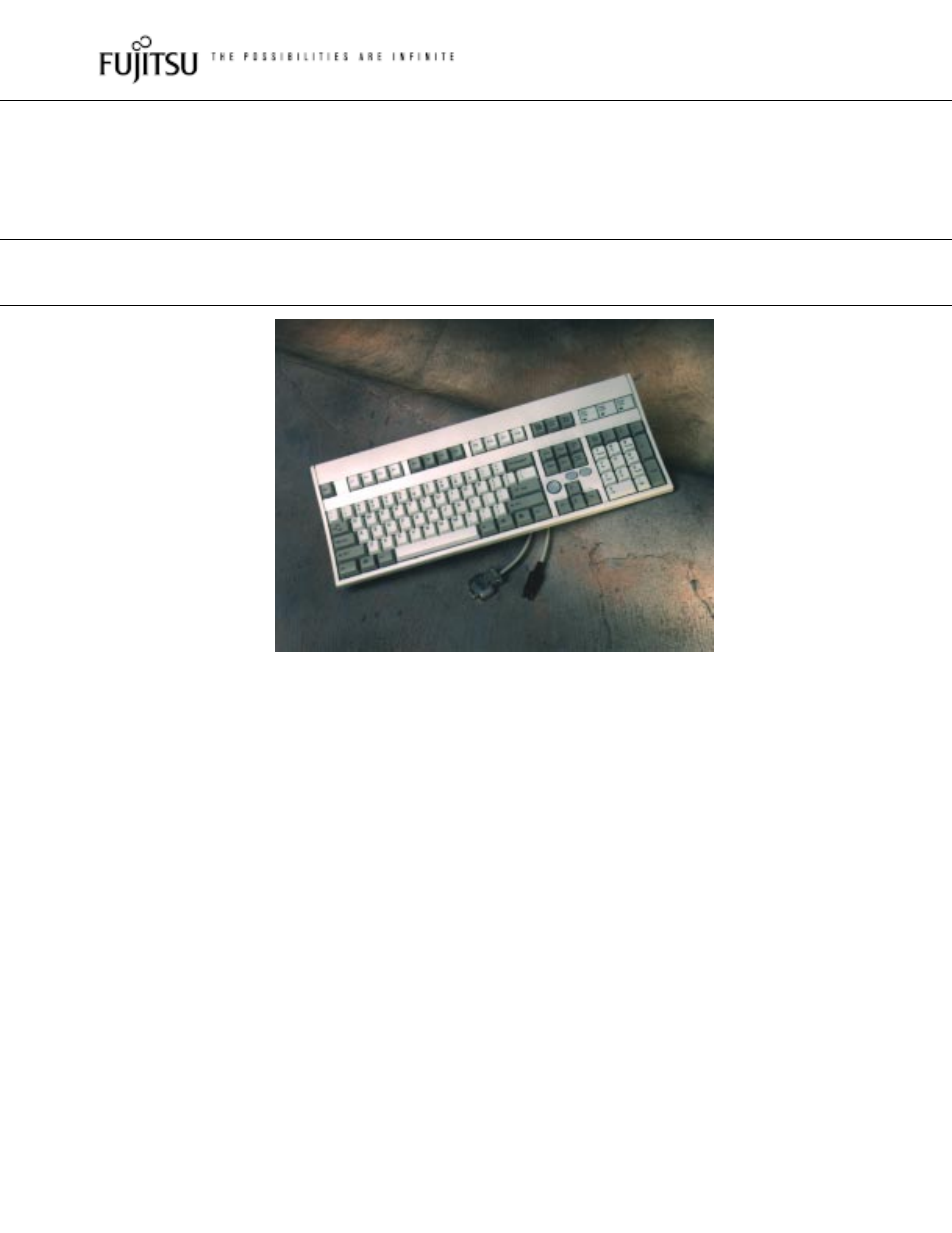 FUJITSU FKB8735 Series User Manual | 6 pages