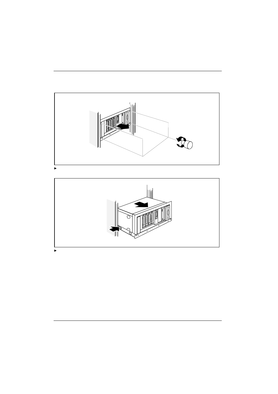 Opening and closing the rack server, 2 opening and closing the rack server | FUJITSU PRIMERGY B120 User Manual | Page 42 / 68
