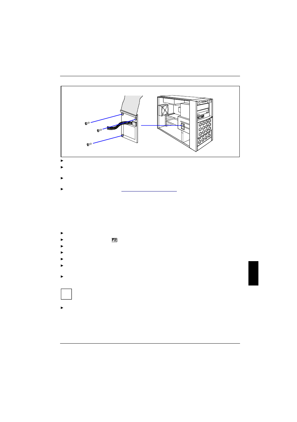 Configuring the chipdisk, 2 configuring the chipdisk | FUJITSU PRIMERGY B120 User Manual | Page 61 / 68