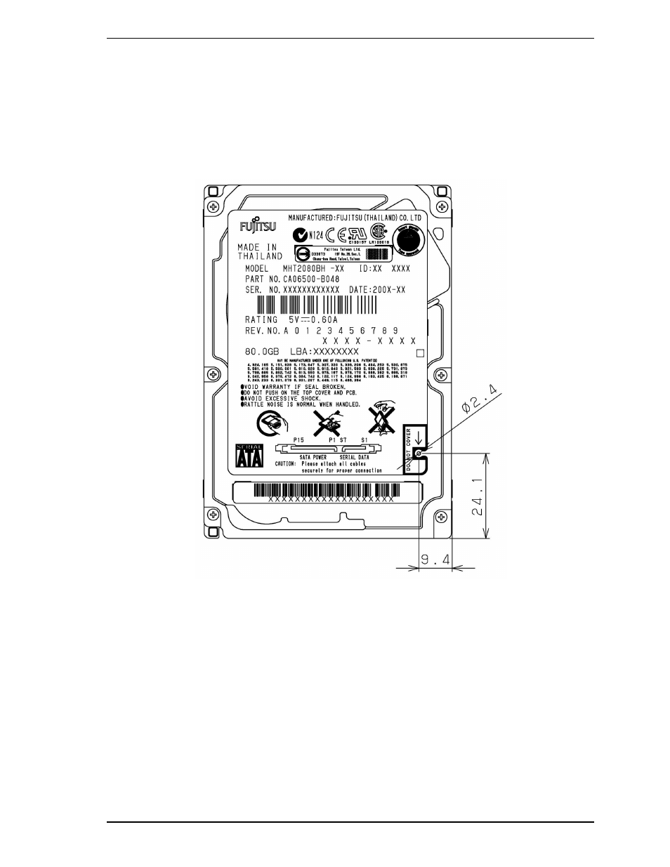 FUJITSU MHT2060BH User Manual | Page 47 / 264