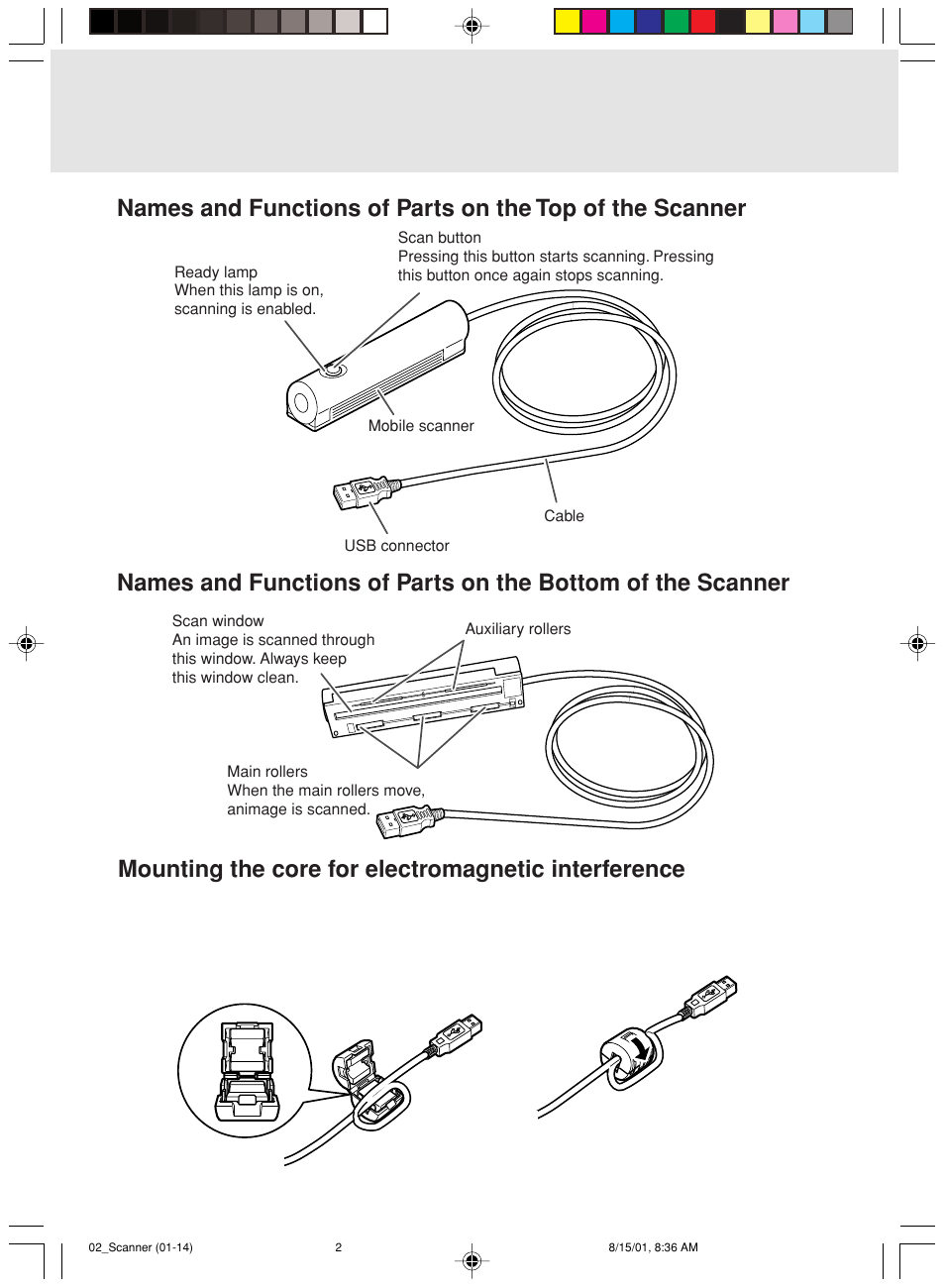 FUJITSU Mobile Color Scanner User Manual | Page 14 / 65