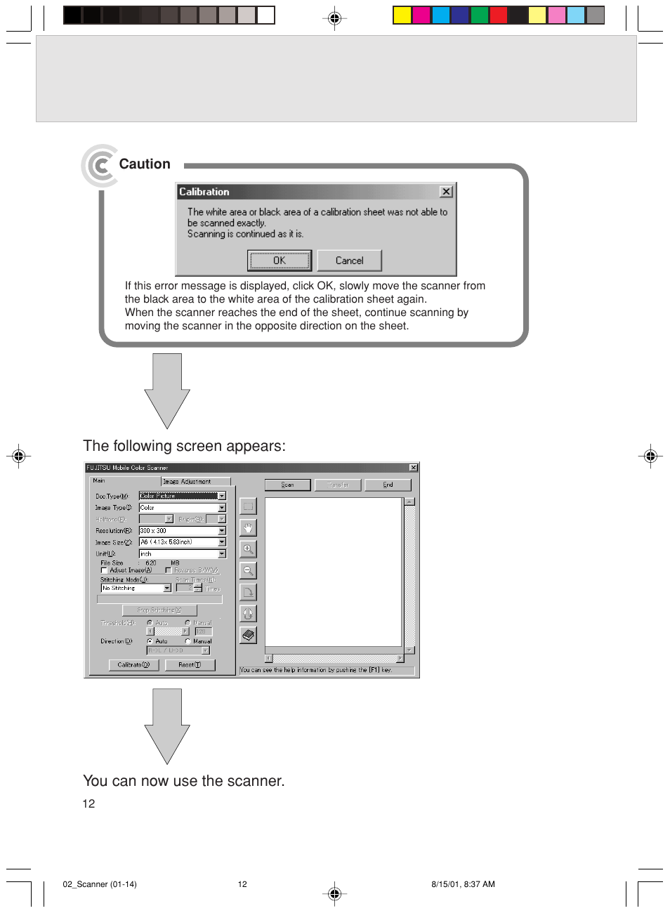 FUJITSU Mobile Color Scanner User Manual | Page 24 / 65