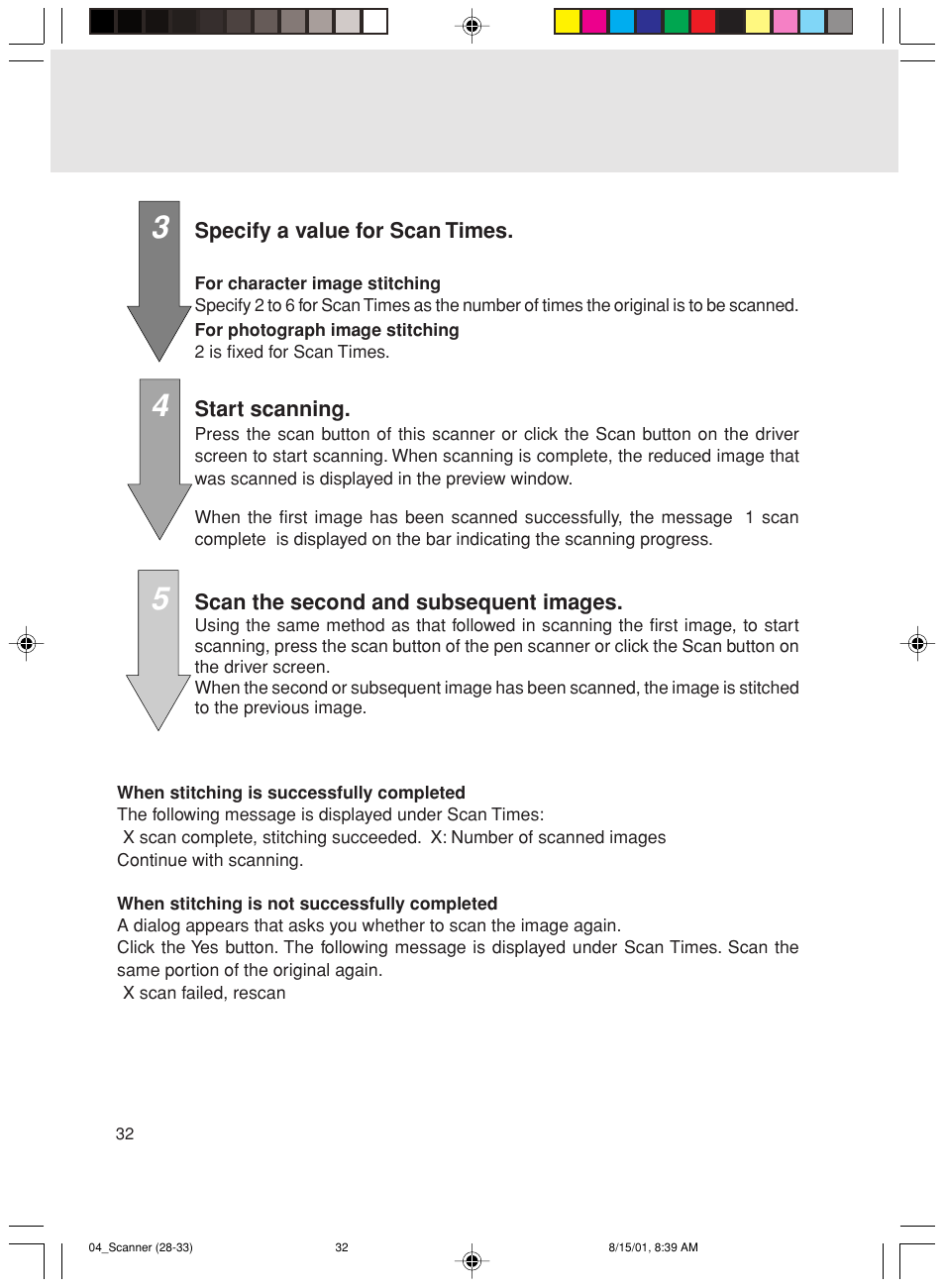 FUJITSU Mobile Color Scanner User Manual | Page 44 / 65