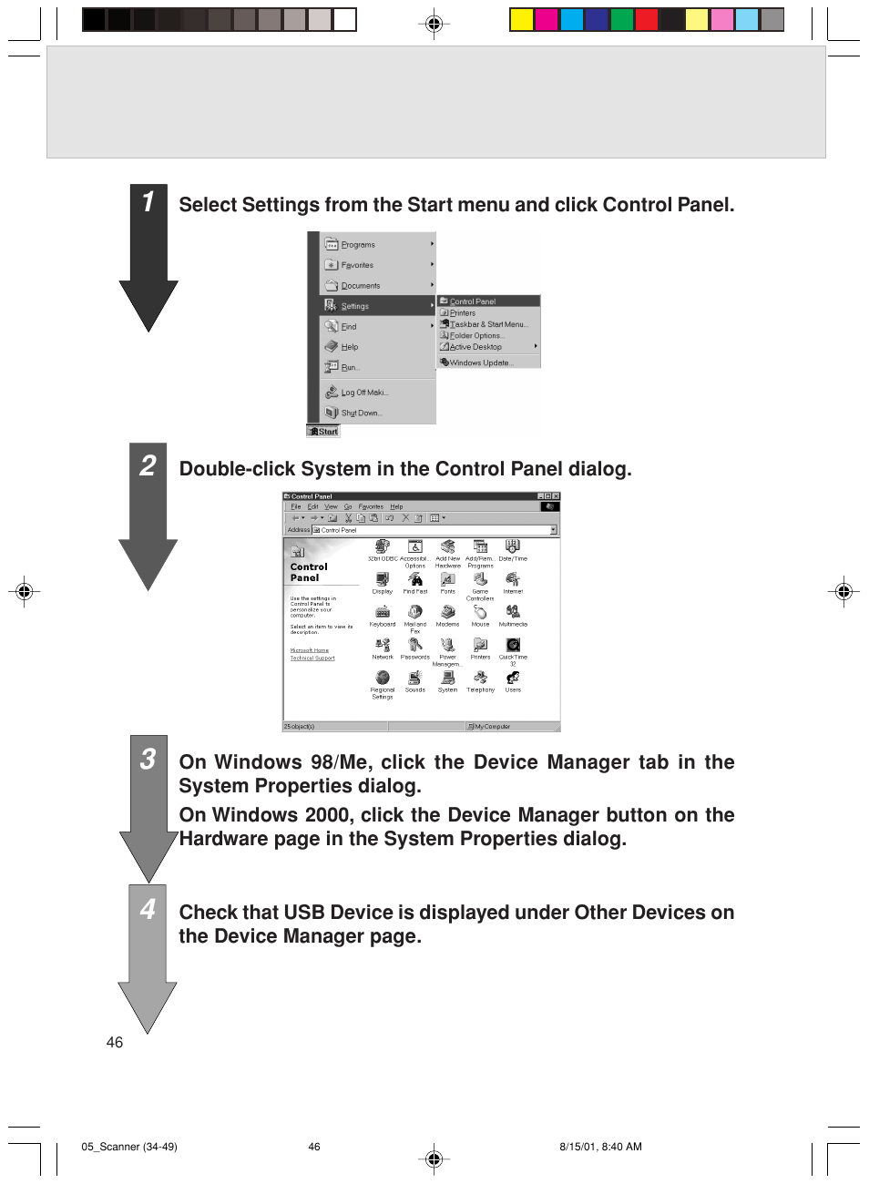 FUJITSU Mobile Color Scanner User Manual | Page 58 / 65