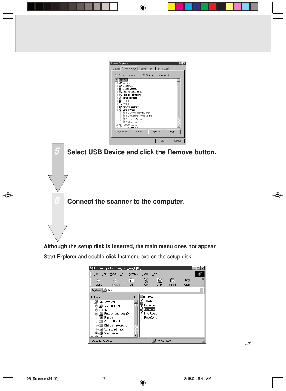 FUJITSU Mobile Color Scanner User Manual | Page 59 / 65