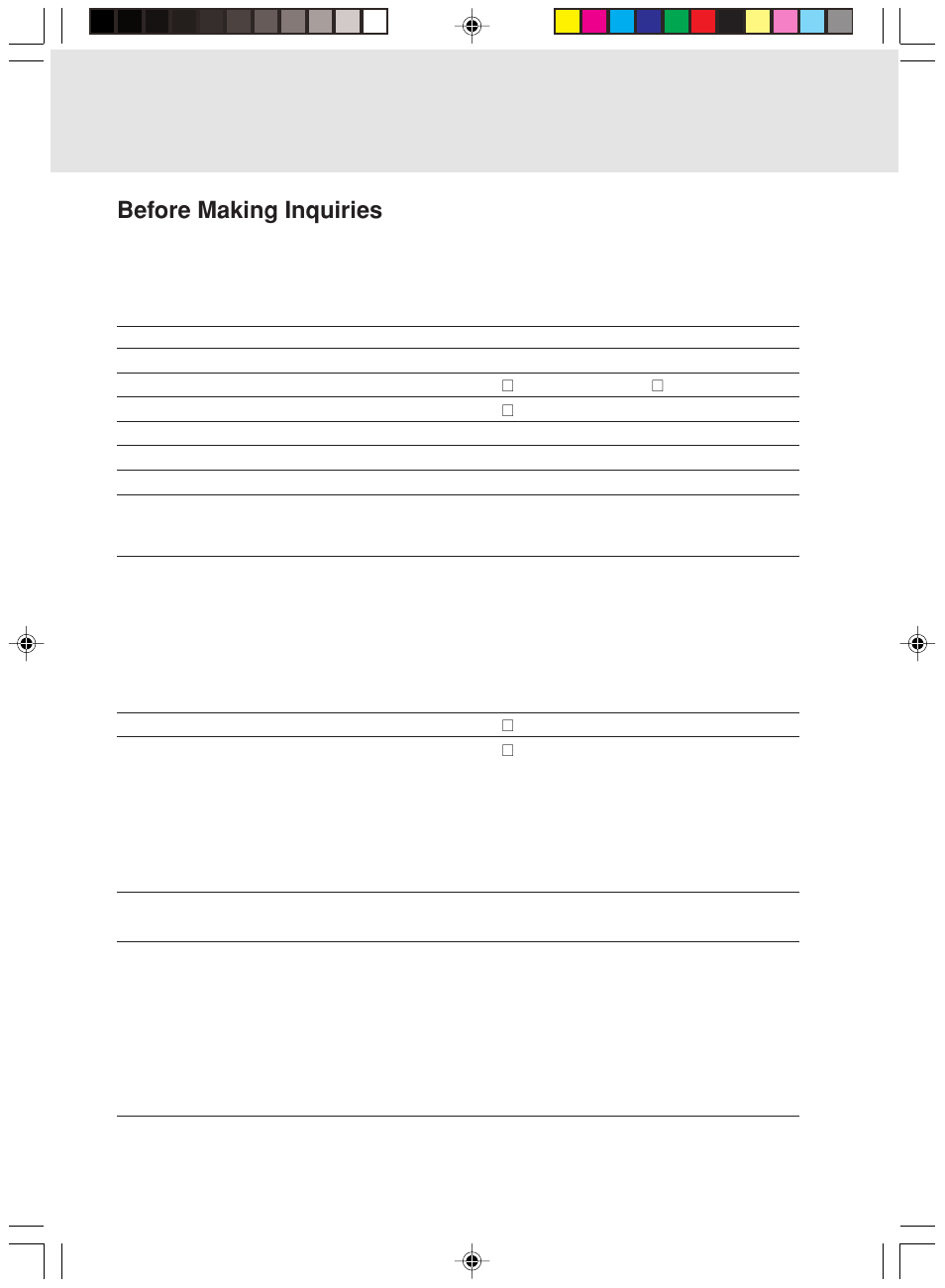 Before making inquiries | FUJITSU Mobile Color Scanner User Manual | Page 64 / 65